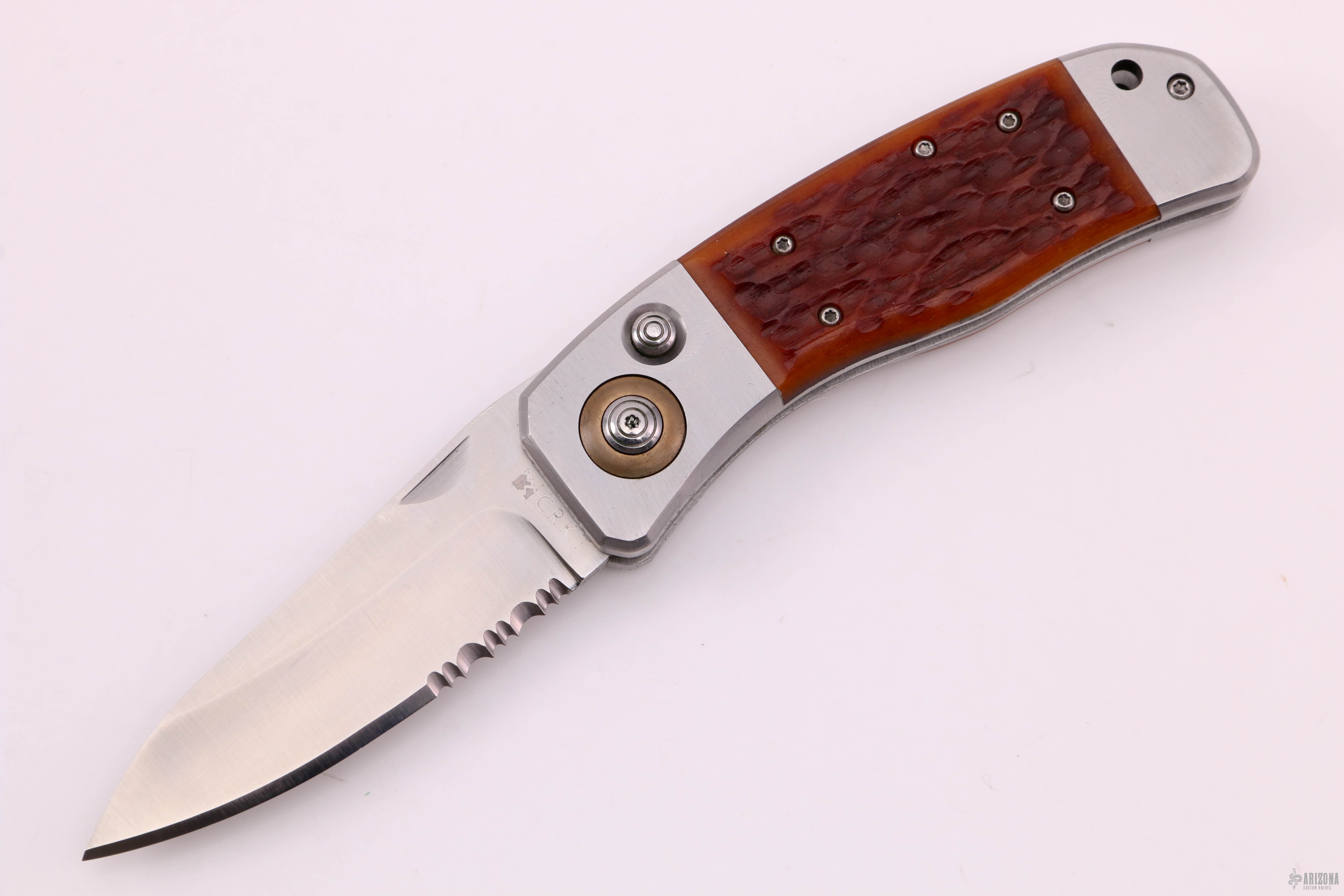 CRKT Lake's PAL Folding Knife Jigged Bone - Arizona Custom Knives