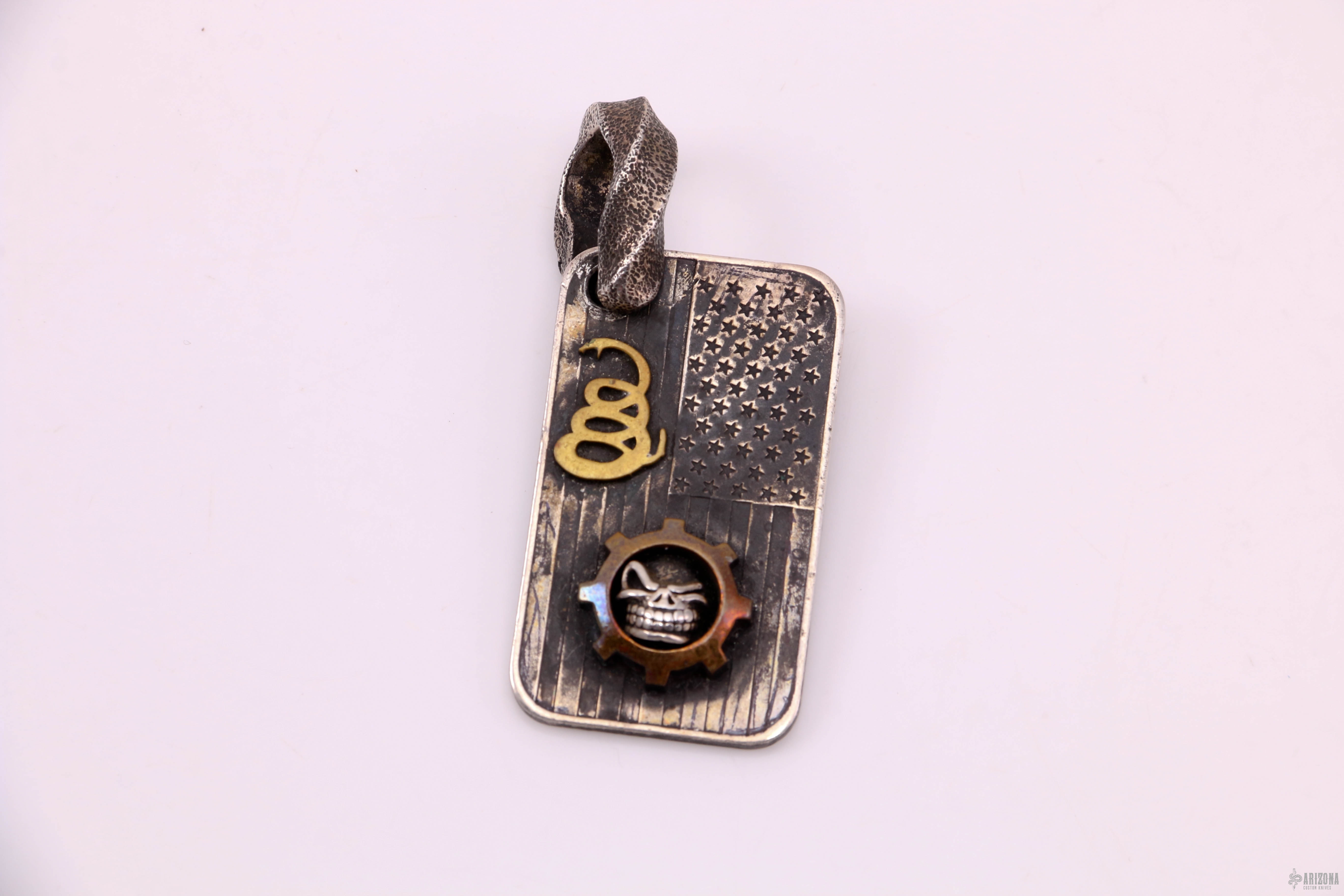 Starlingear Ryk Maverick Custom Dog Tag - Arizona Custom Knives