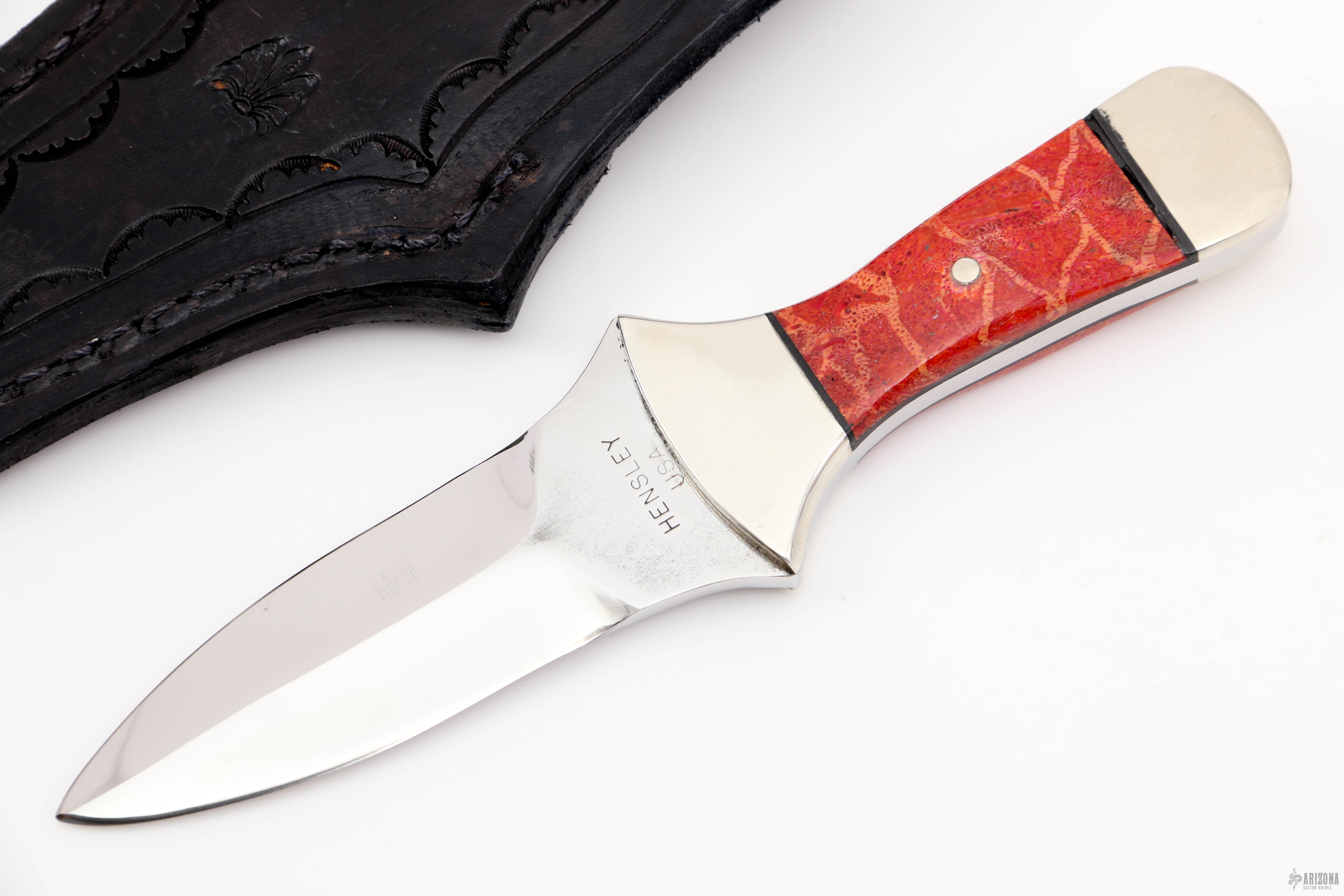 Apple Tree Dagger Dagger - Apple Coral - Arizona Custom Knives