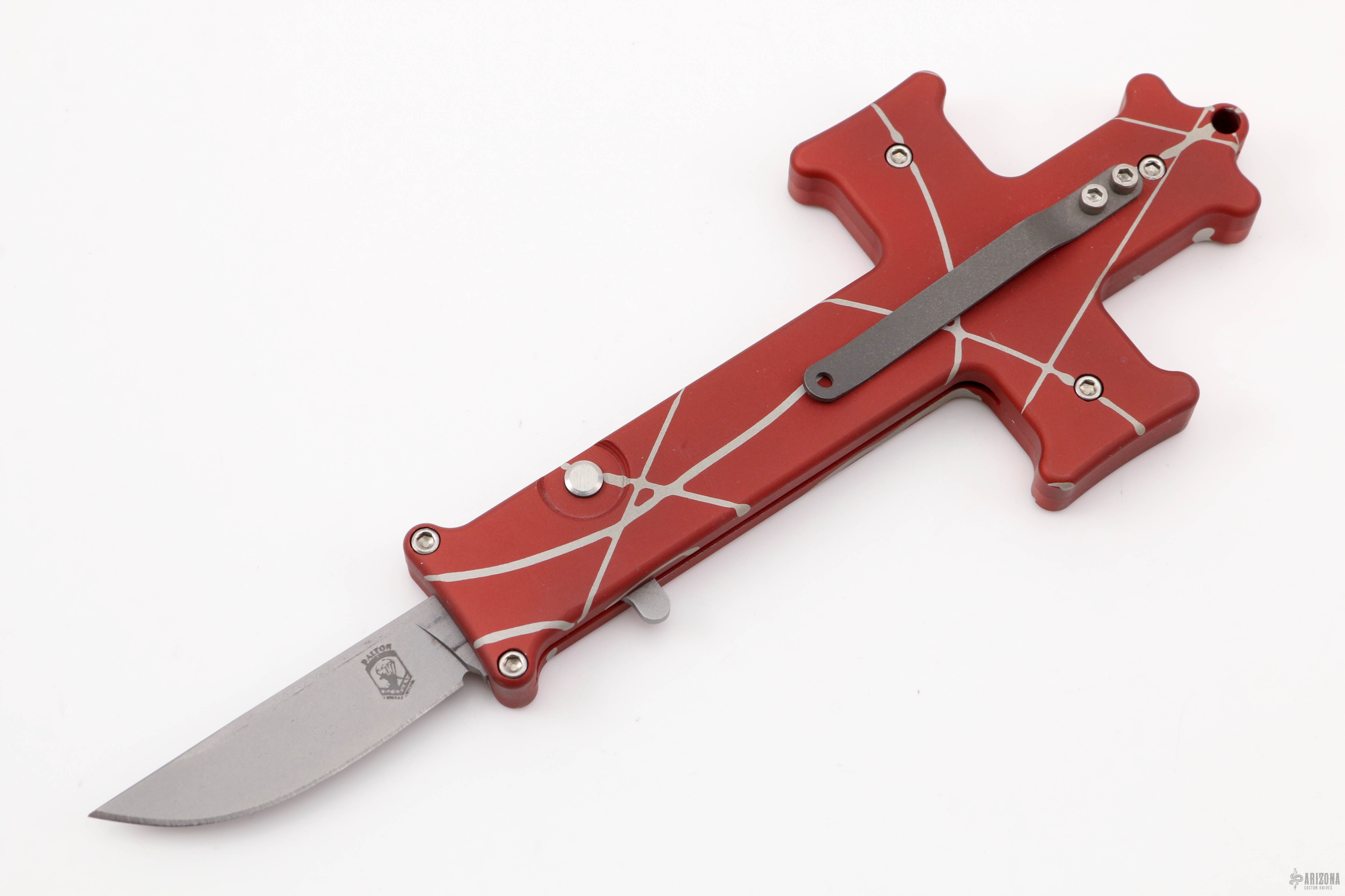 Red Custom Knives Crusader - Red Devil - Arizona Custom Knives