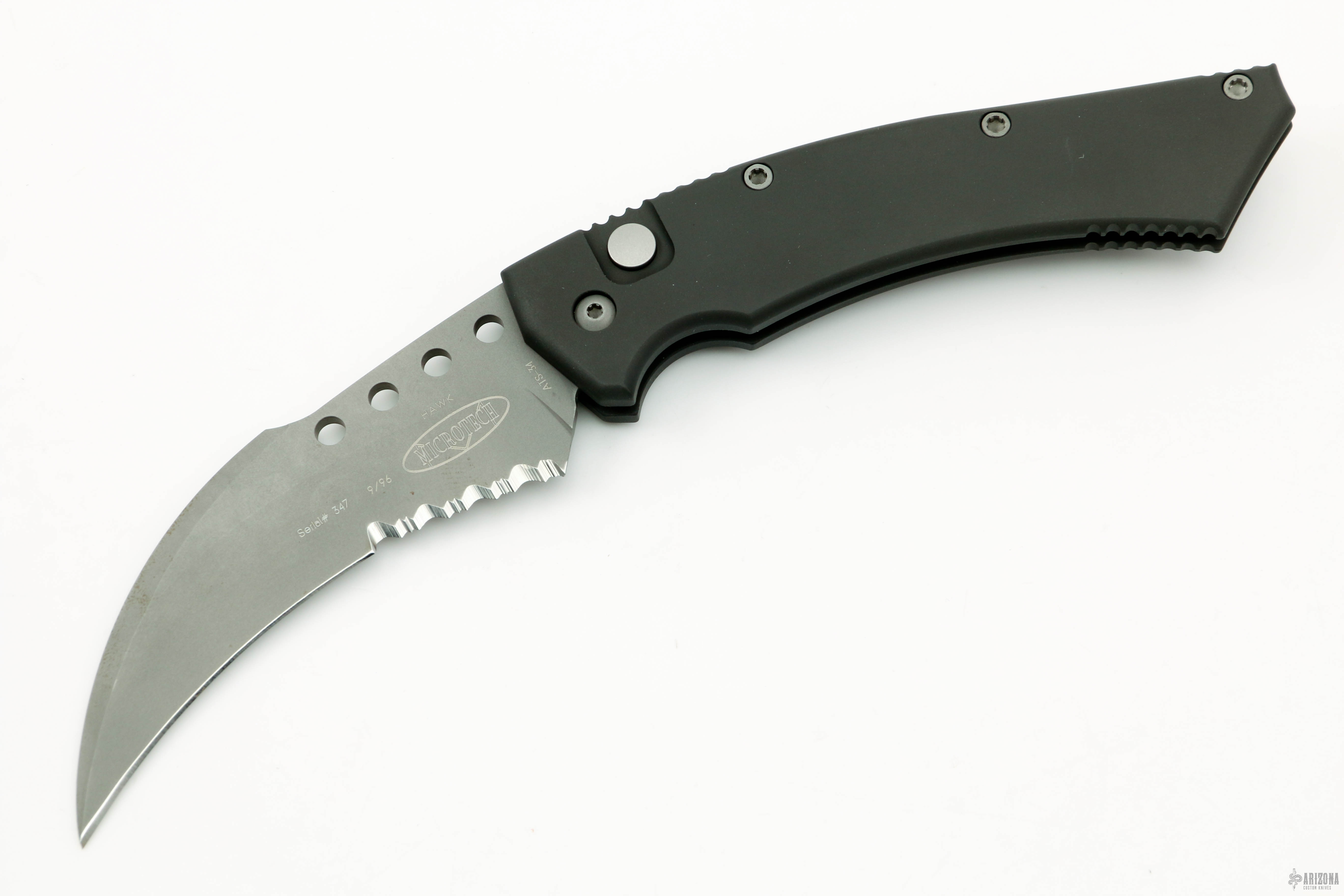 Hawk Auto - Stonewash Partially Serrated 9/96 - Arizona