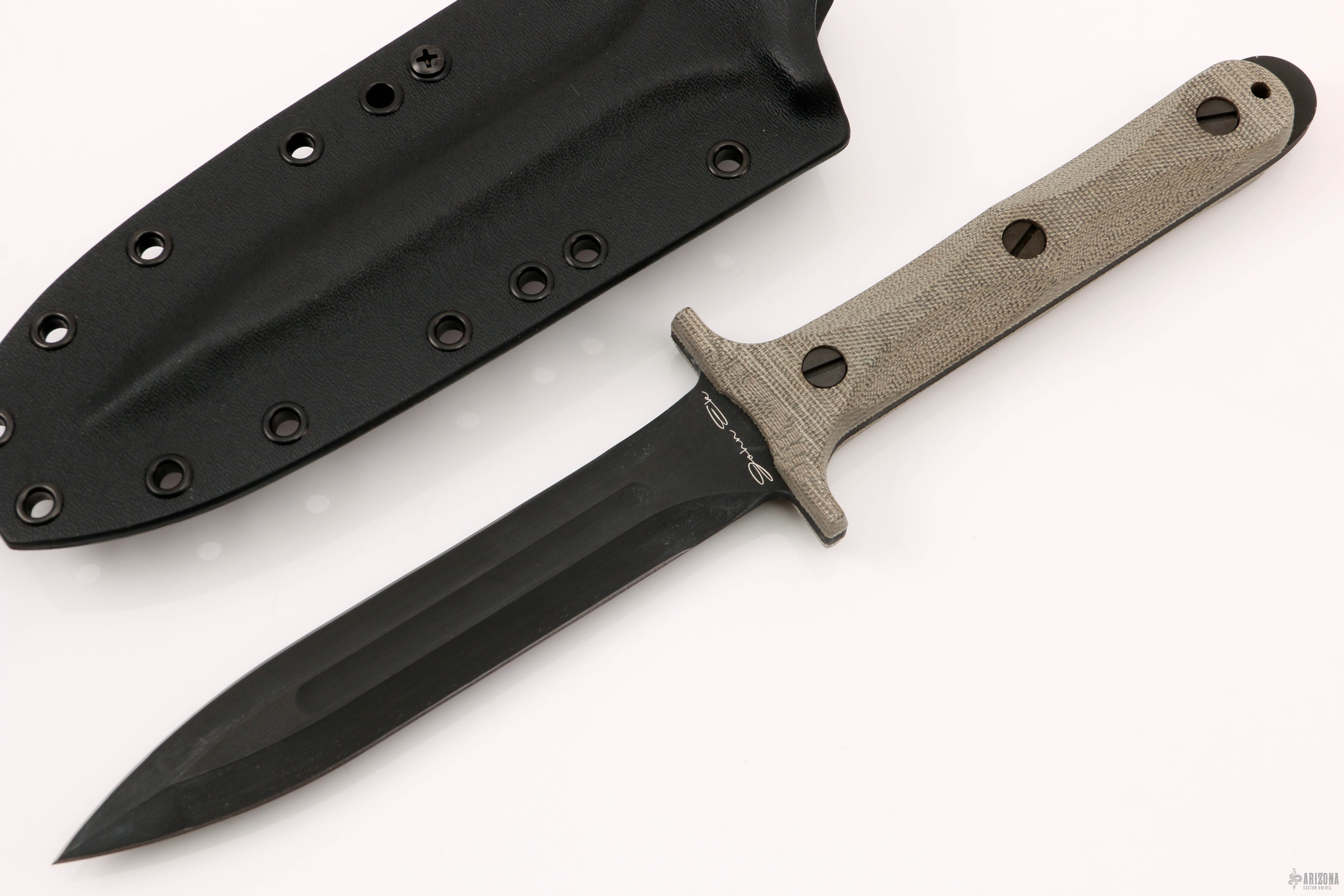 Ek Commando Dagger - Hollow Grind - Arizona Custom Knives