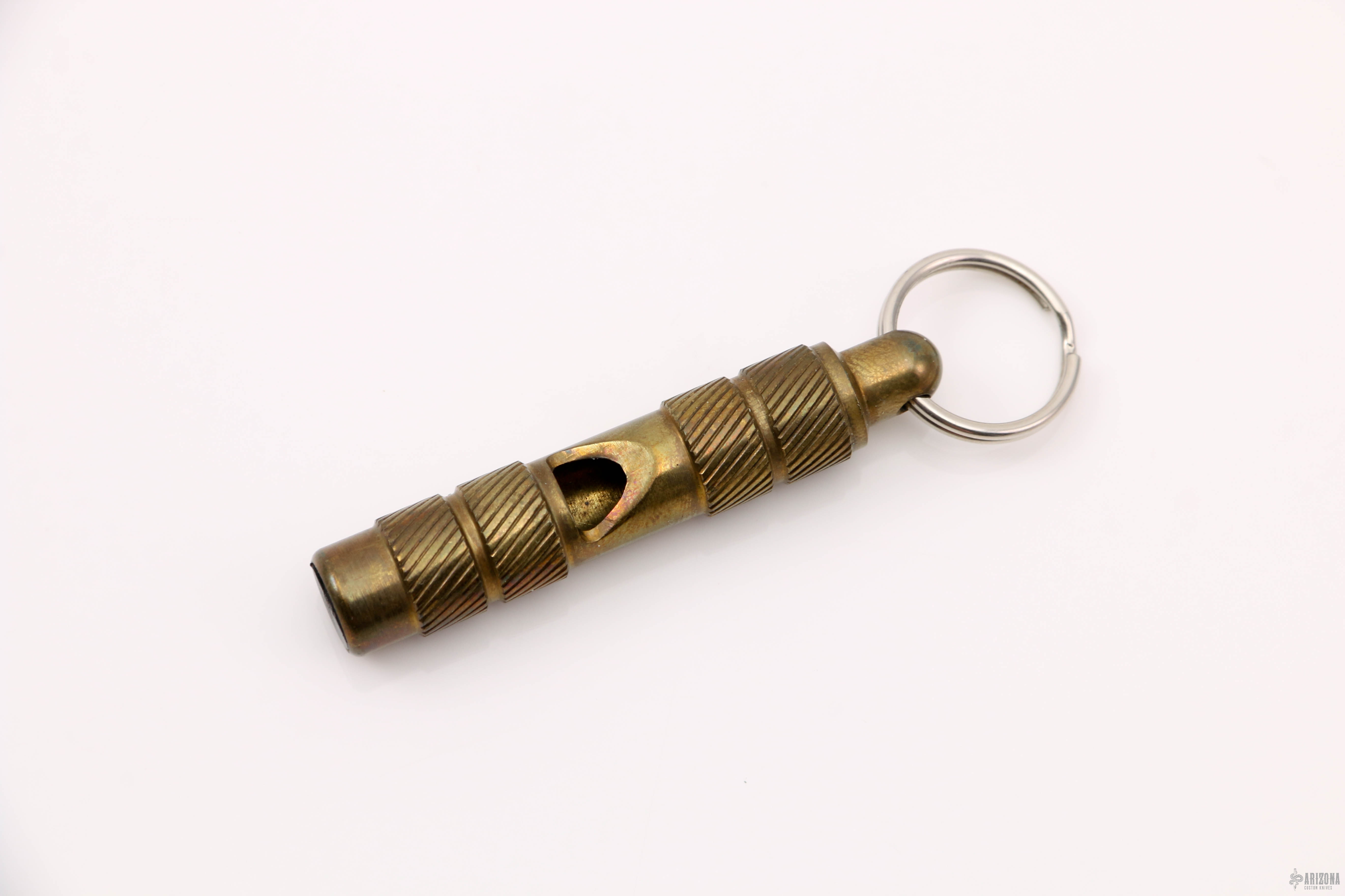 Tactical Whistle V1 Brass Arizona Custom Knives