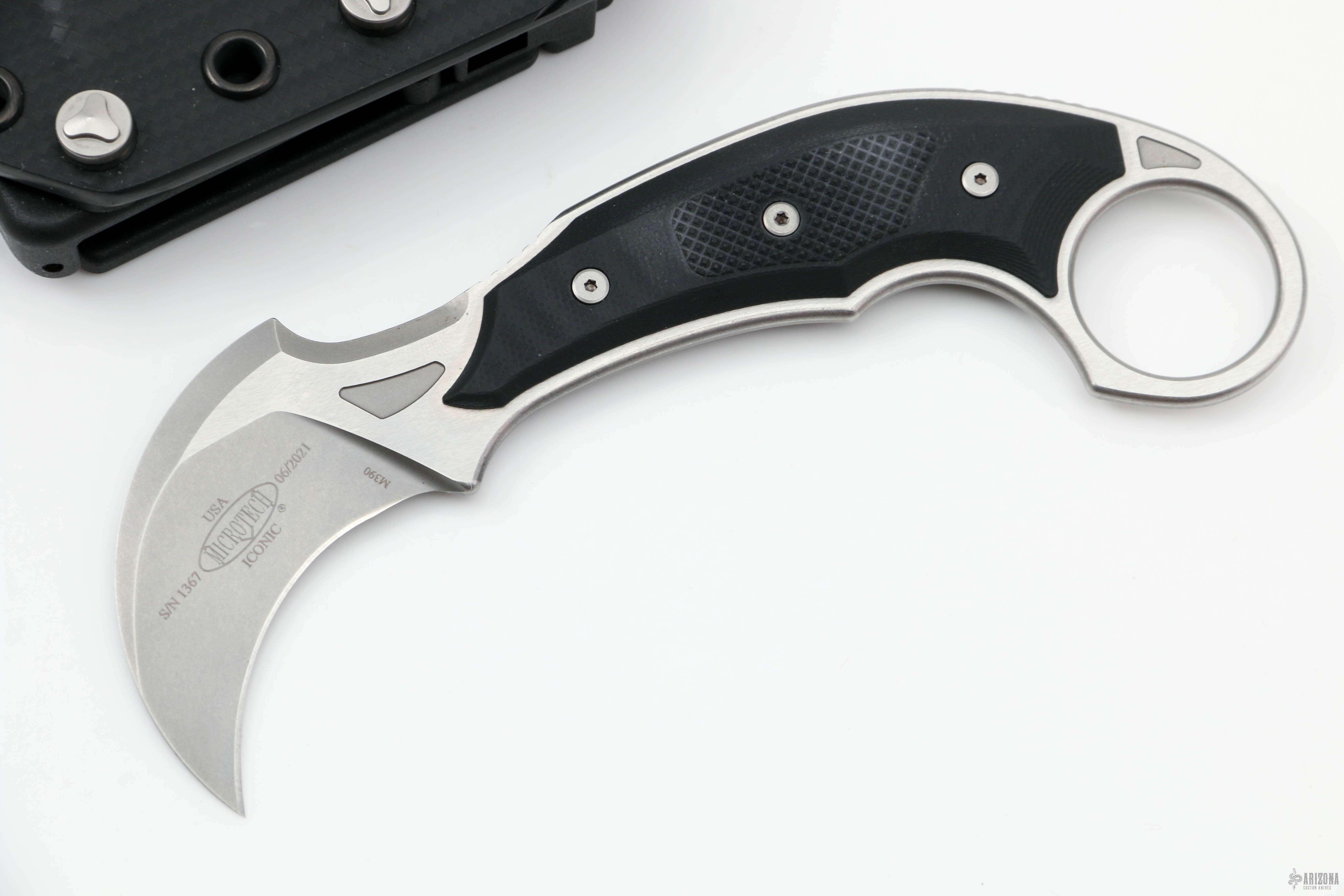 118-10R Bastinelli Iconic Karambit Fixed Blade - Arizona Custom Knives