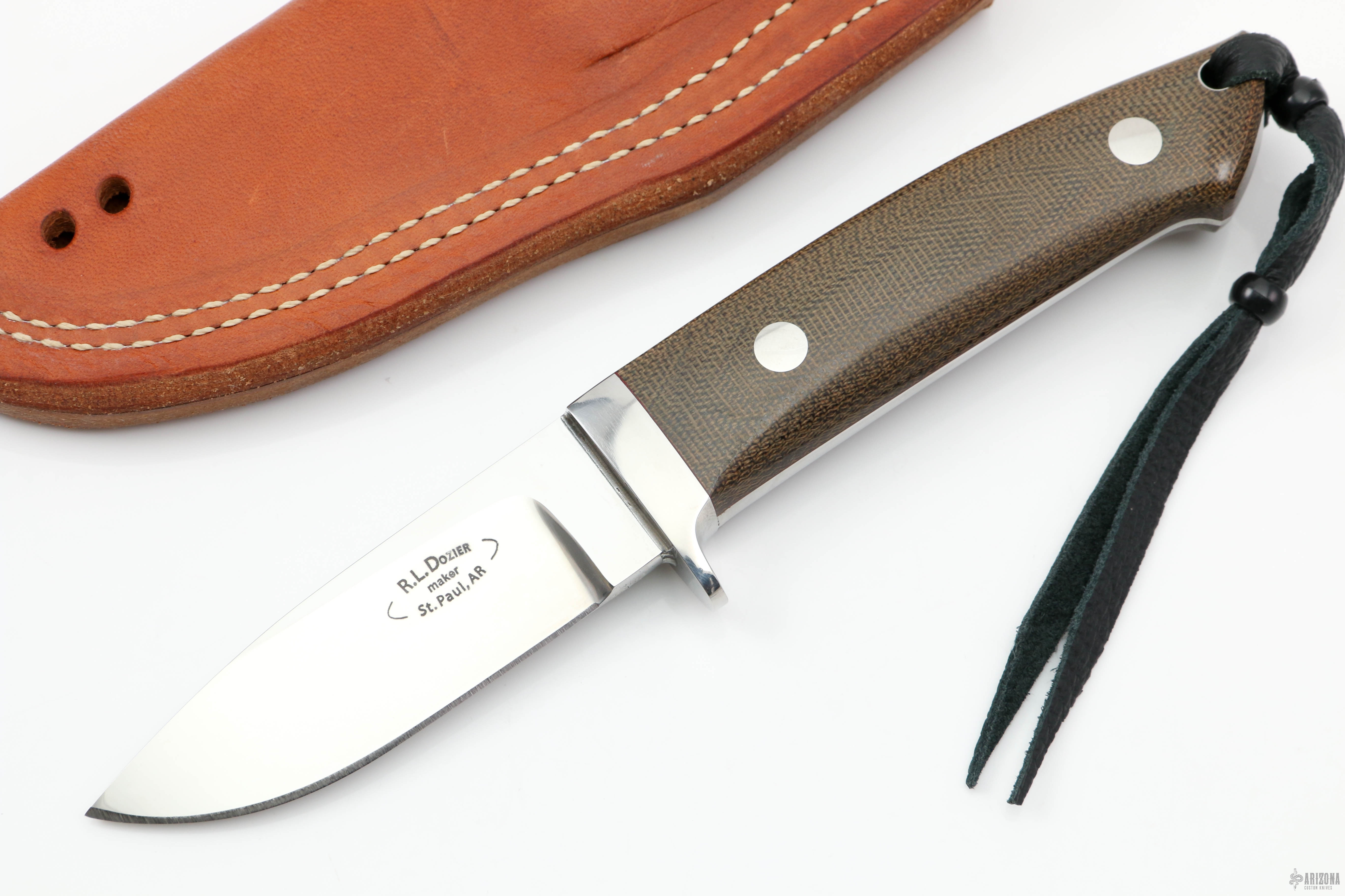 Drop Point Hunter Pattern Loveless Style Drop Point Hunter - Arizona Custom Knives
