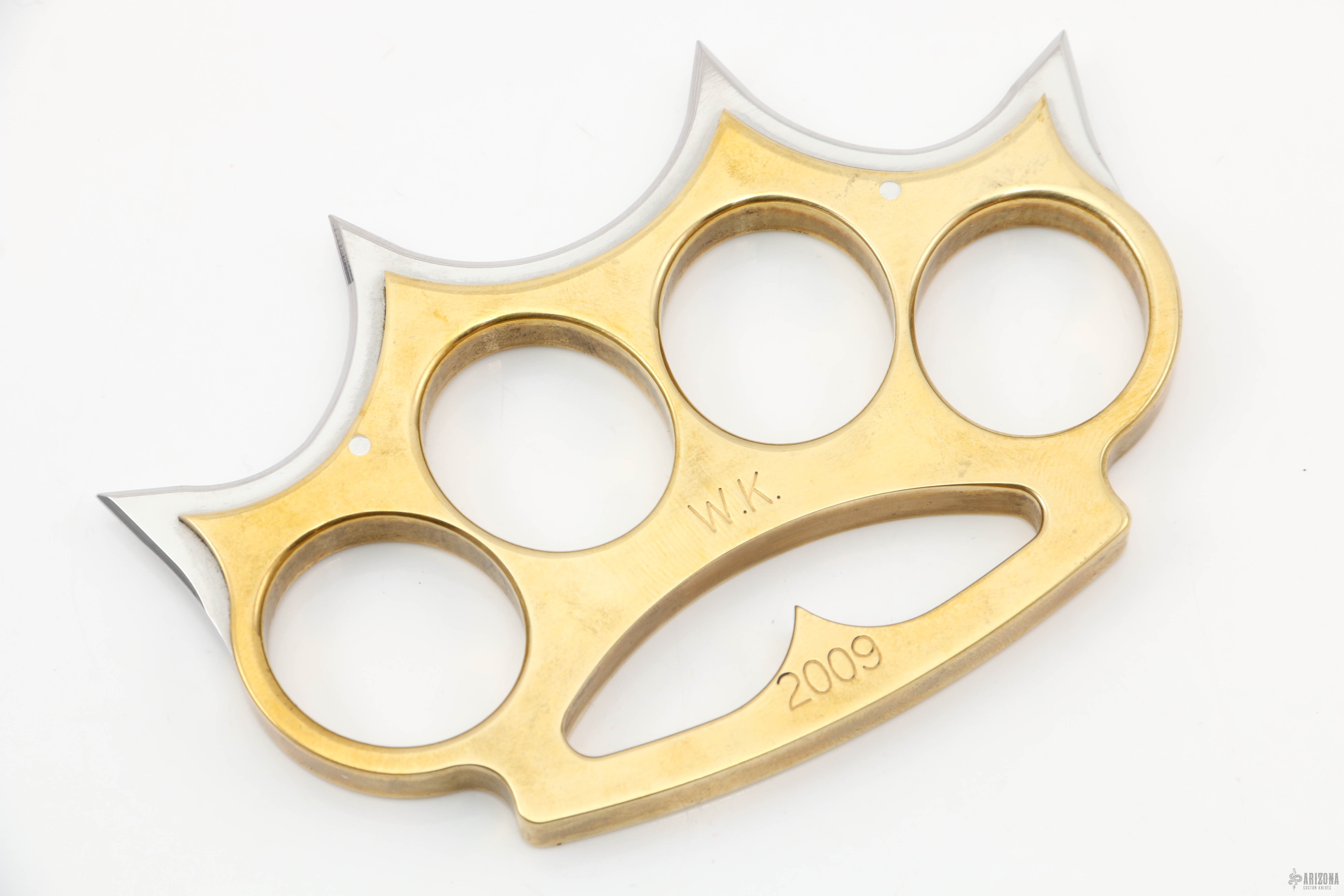 Custom metal Brass knuckles beard comb – WikkedKnot jewelry