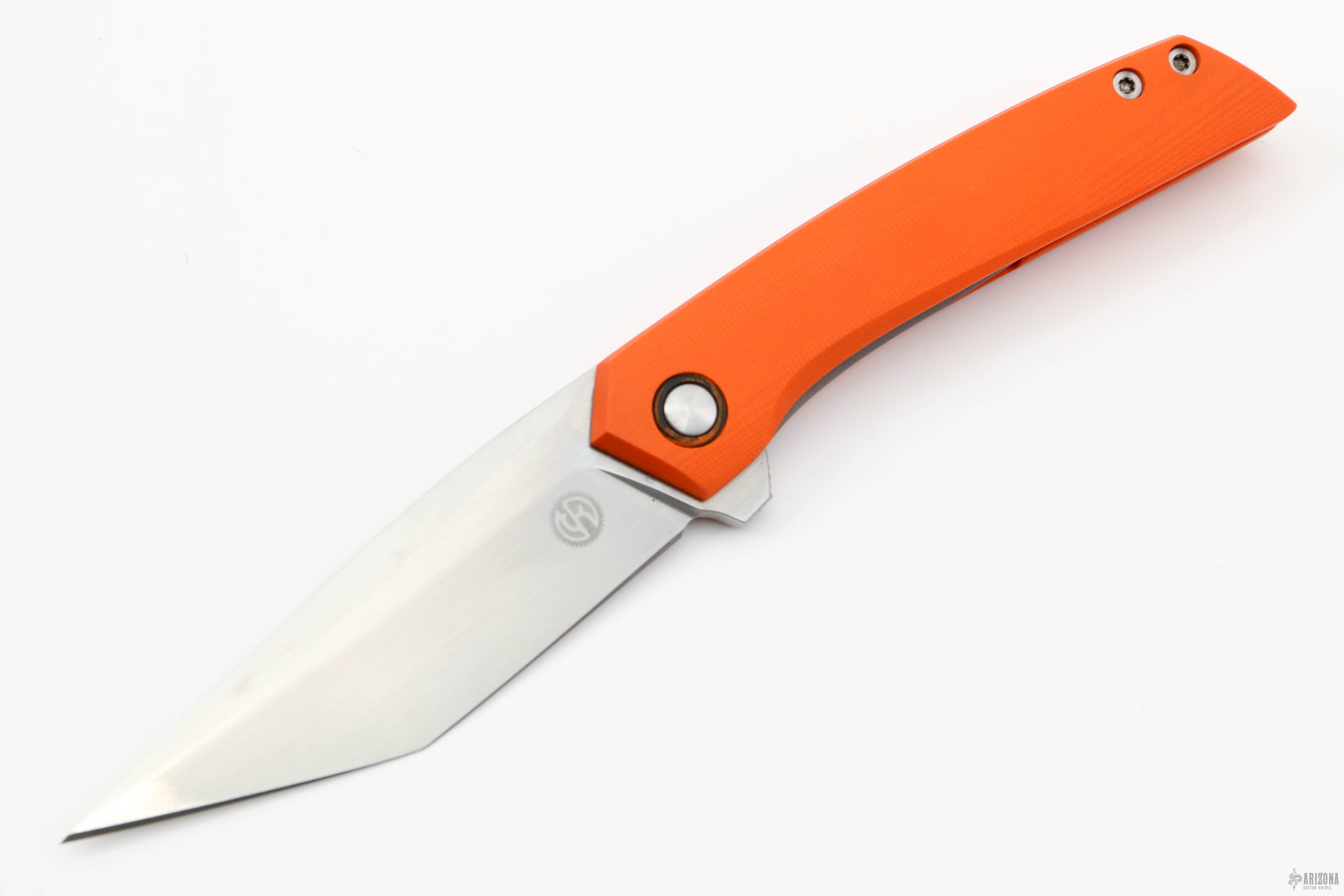 Orange Tanto Flipper | Arizona Custom Knives