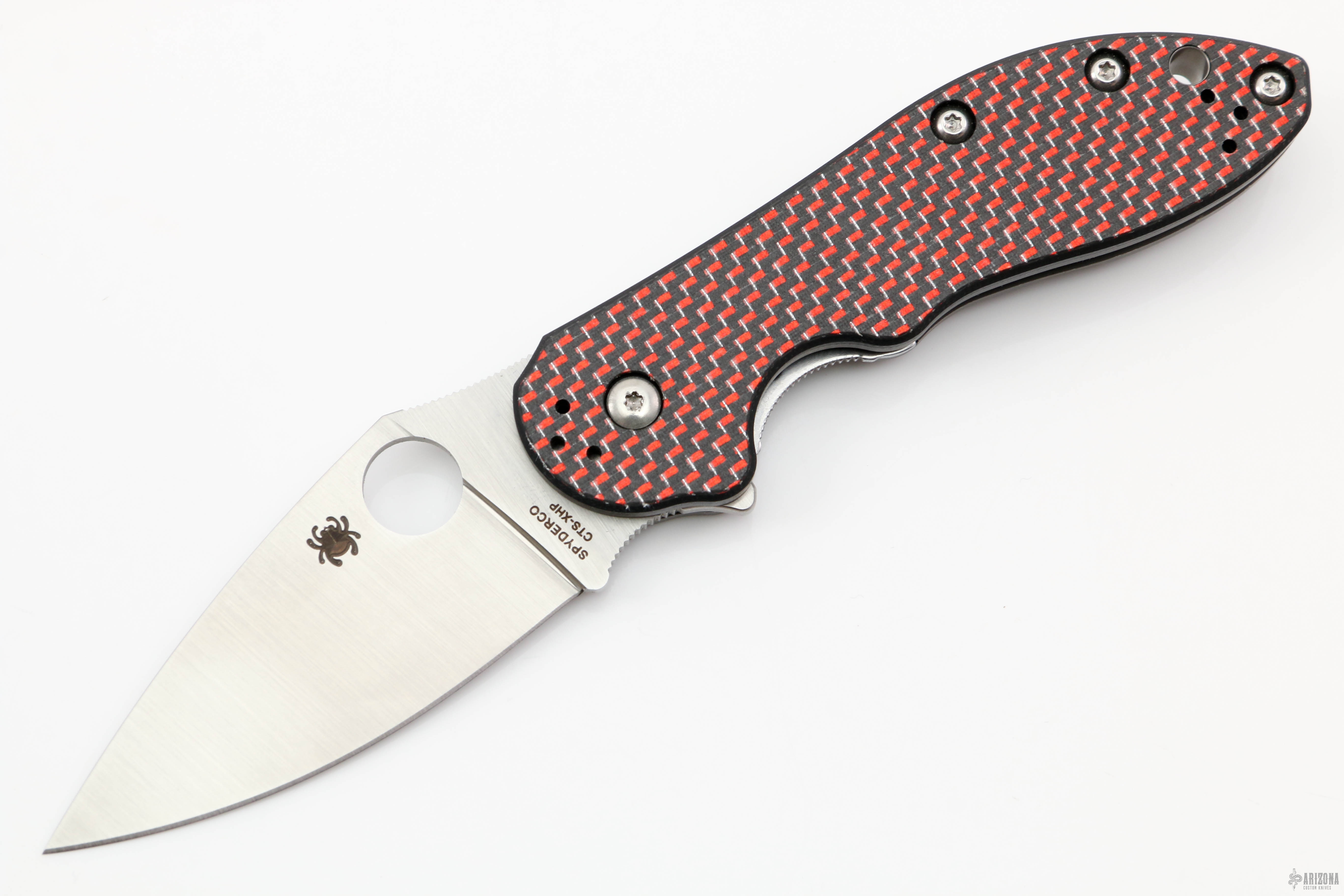 Red Custom Knives C172CFRDTIP Domino Red - Arizona Custom Knives