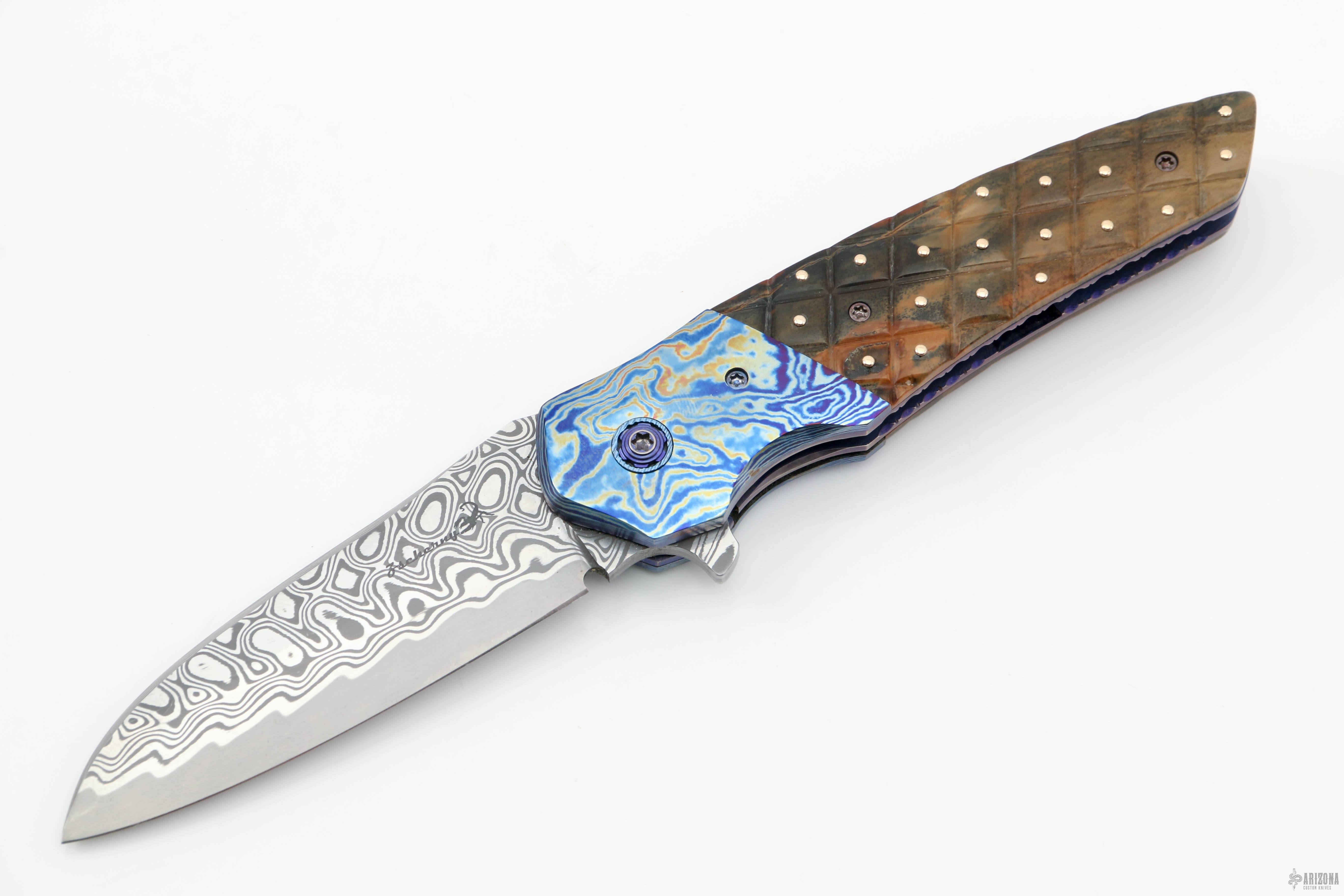 Full Dress Bolide Flipper - Arizona Custom Knives