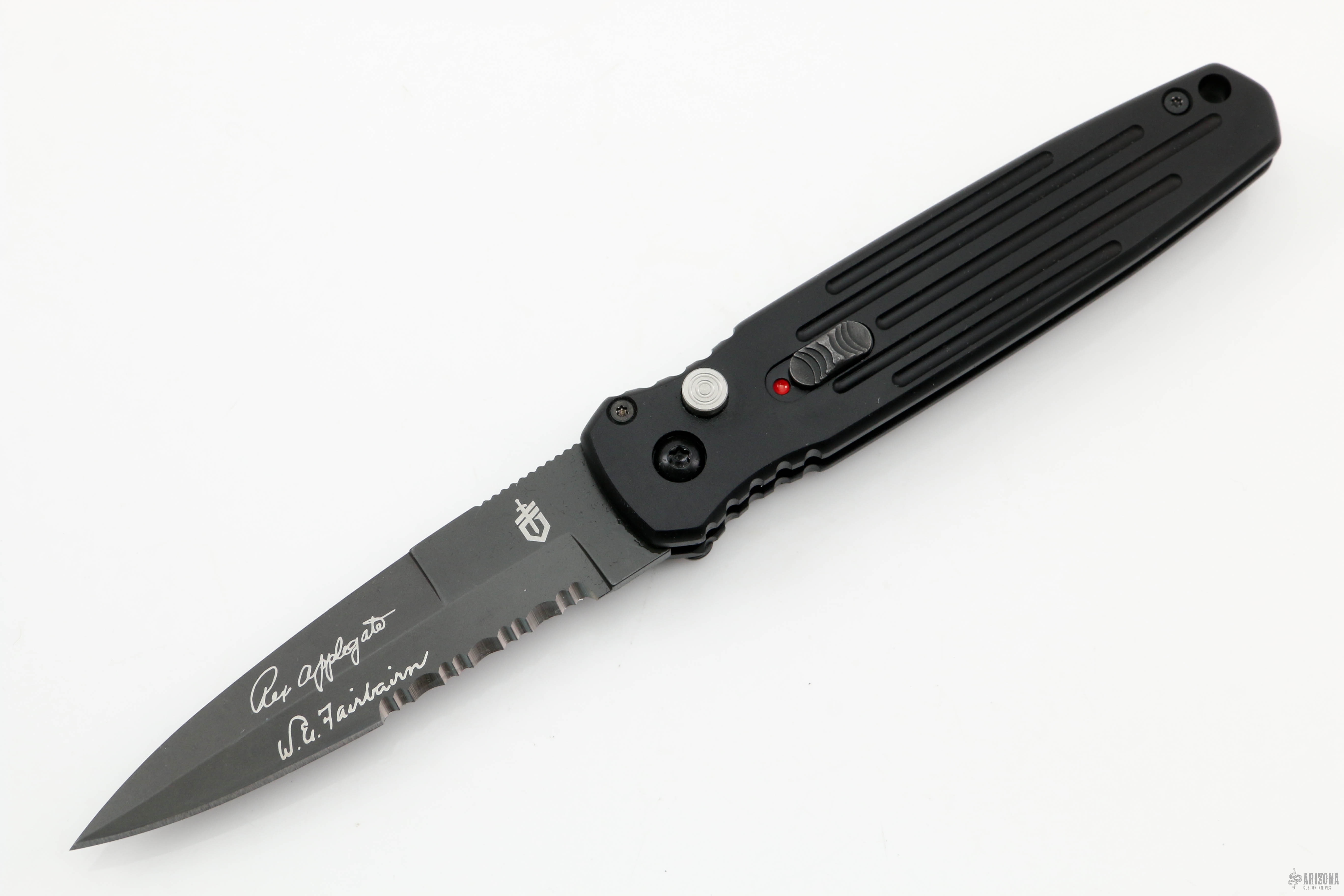Applegate-Fairbairn Covert Auto - Serrated Edge - Arizona Custom Knives