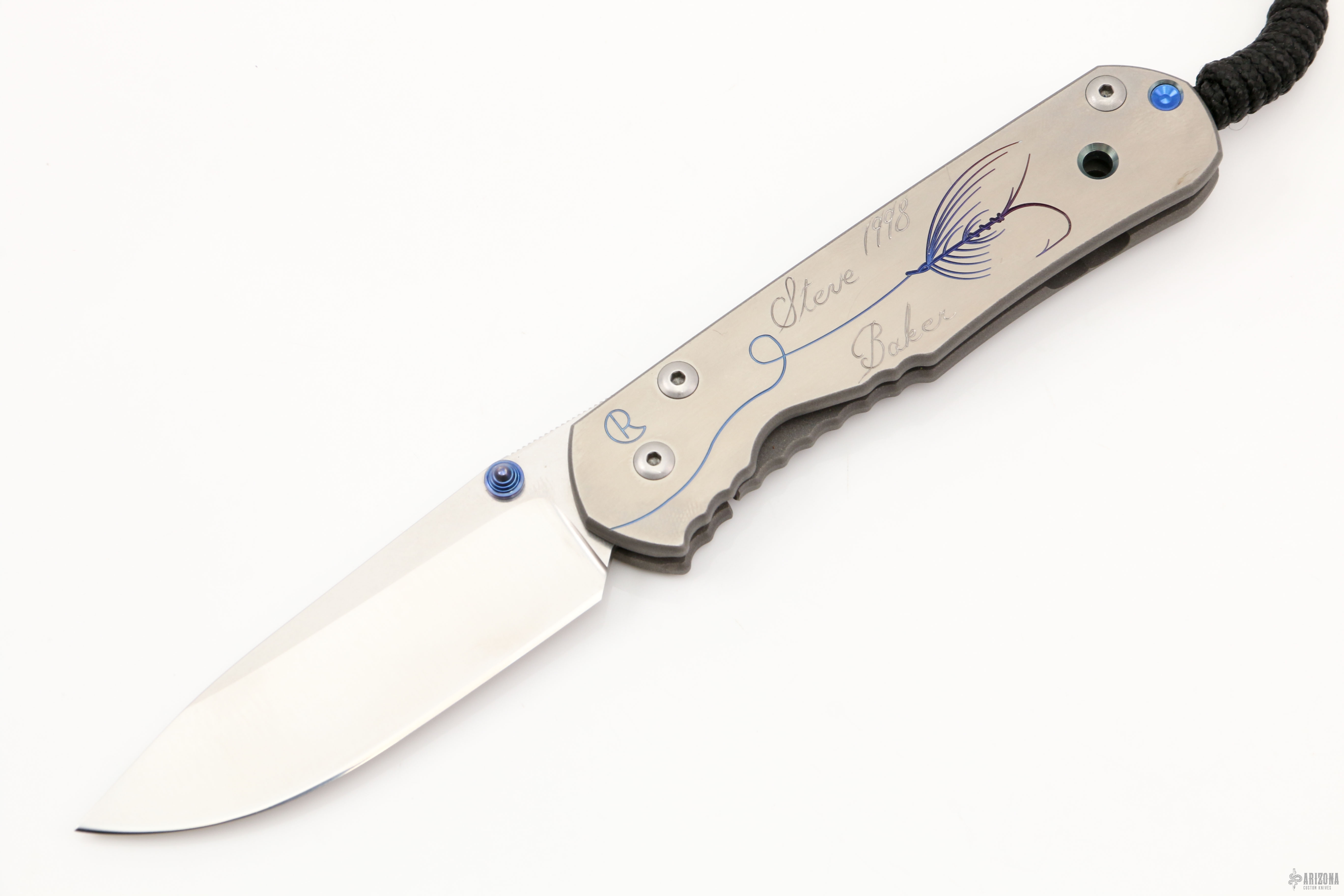 Large Sebenza CGG "Pheasant Tail" Arizona Custom Knives