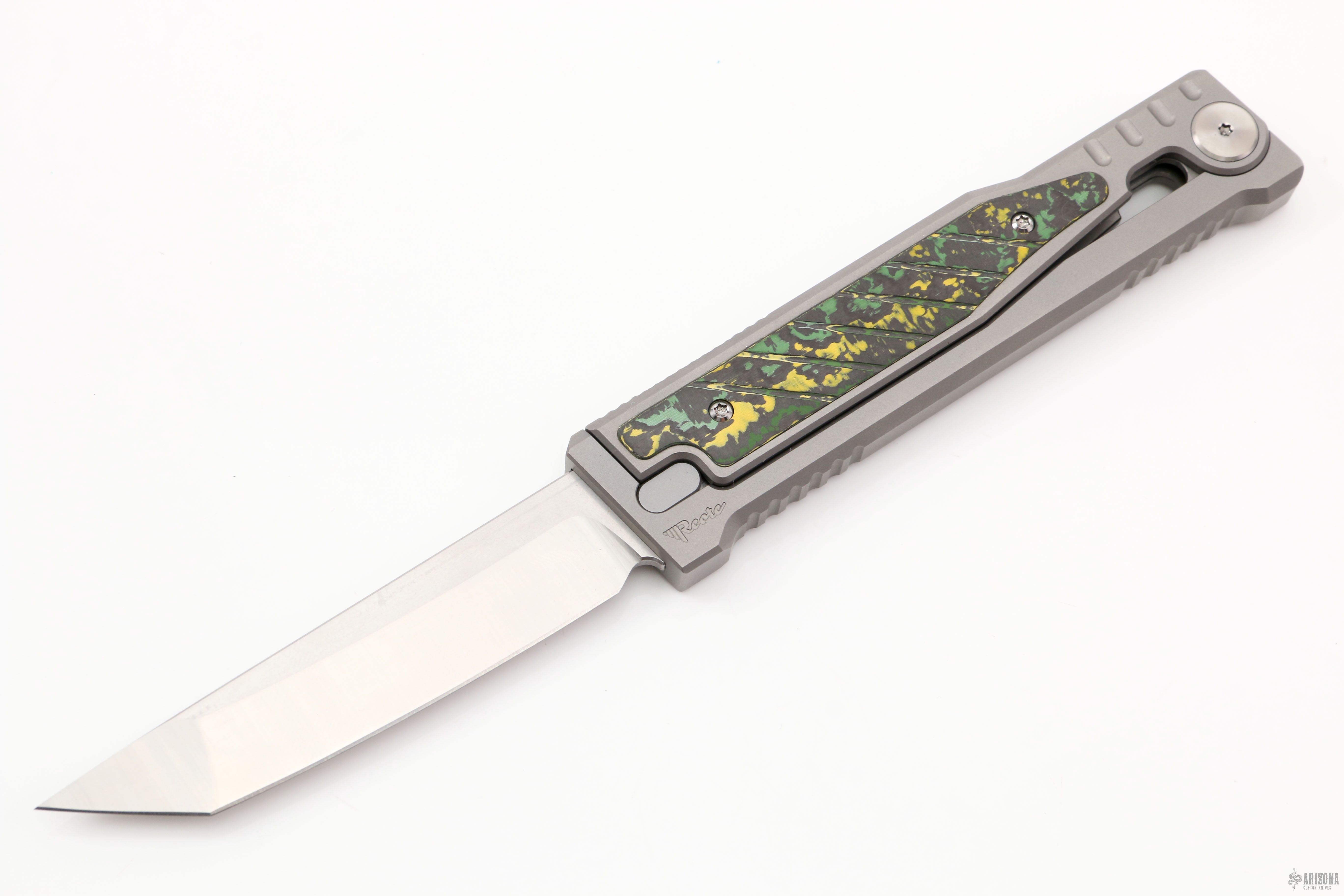 EXO Tanto Gravity Knife Toxic Storm Arizona Custom Knives Exo tanto gravity knife toxic storm arizona custom knives
