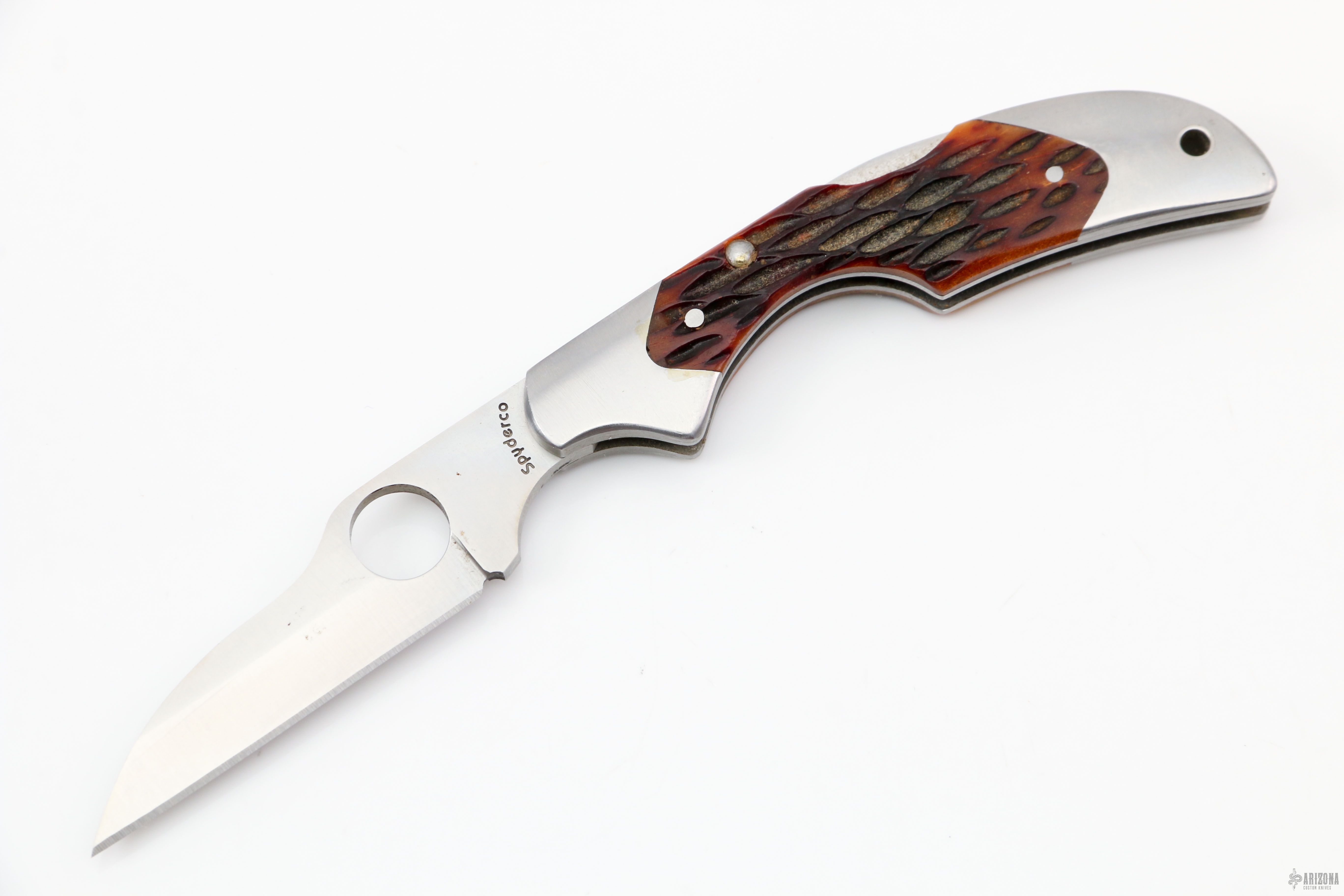 C75P Kiwi - Chestnut Jigged Bone - Arizona Custom Knives
