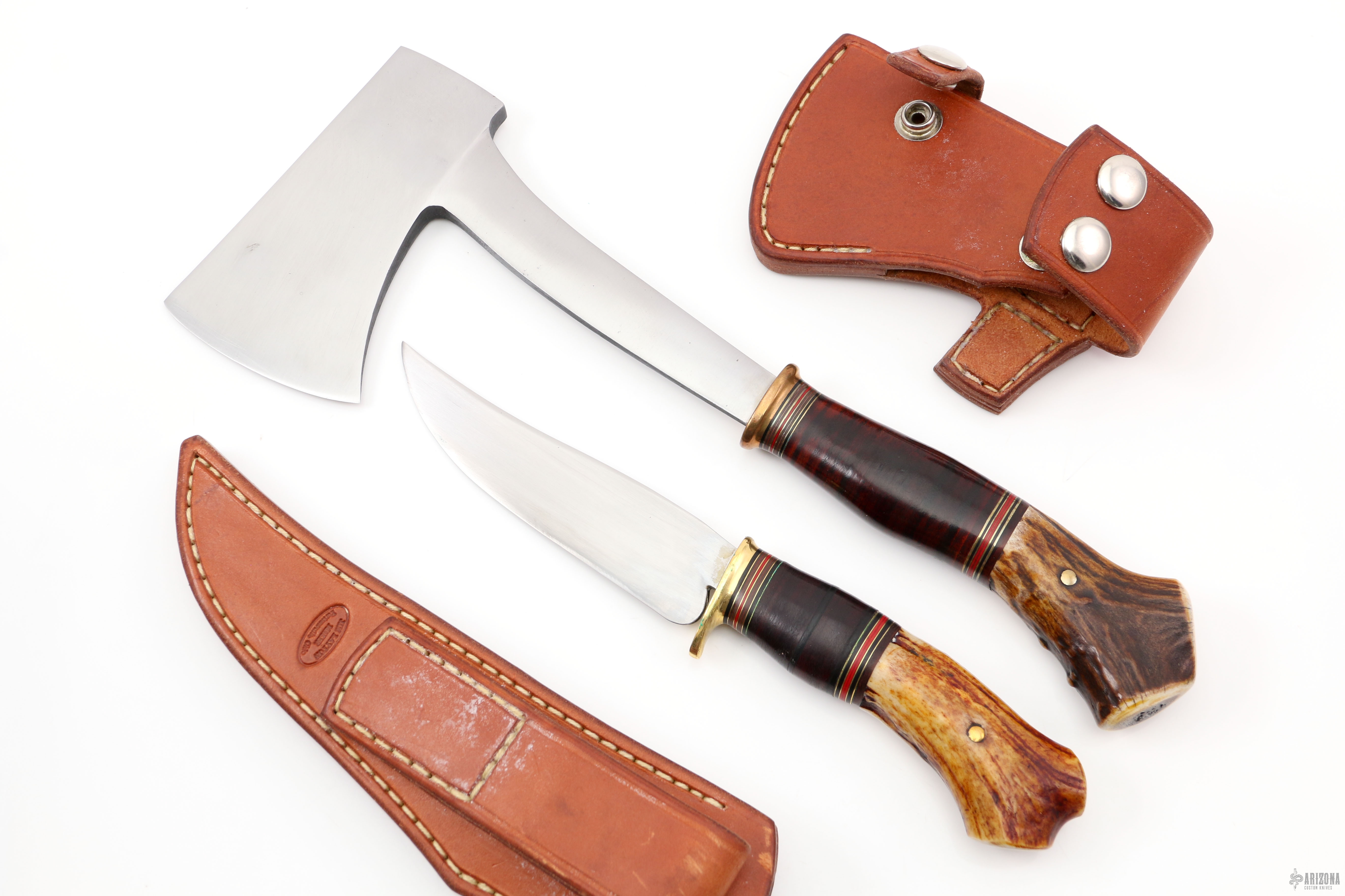 Scagel Style Hunter and Hatchet - Arizona Custom Knives