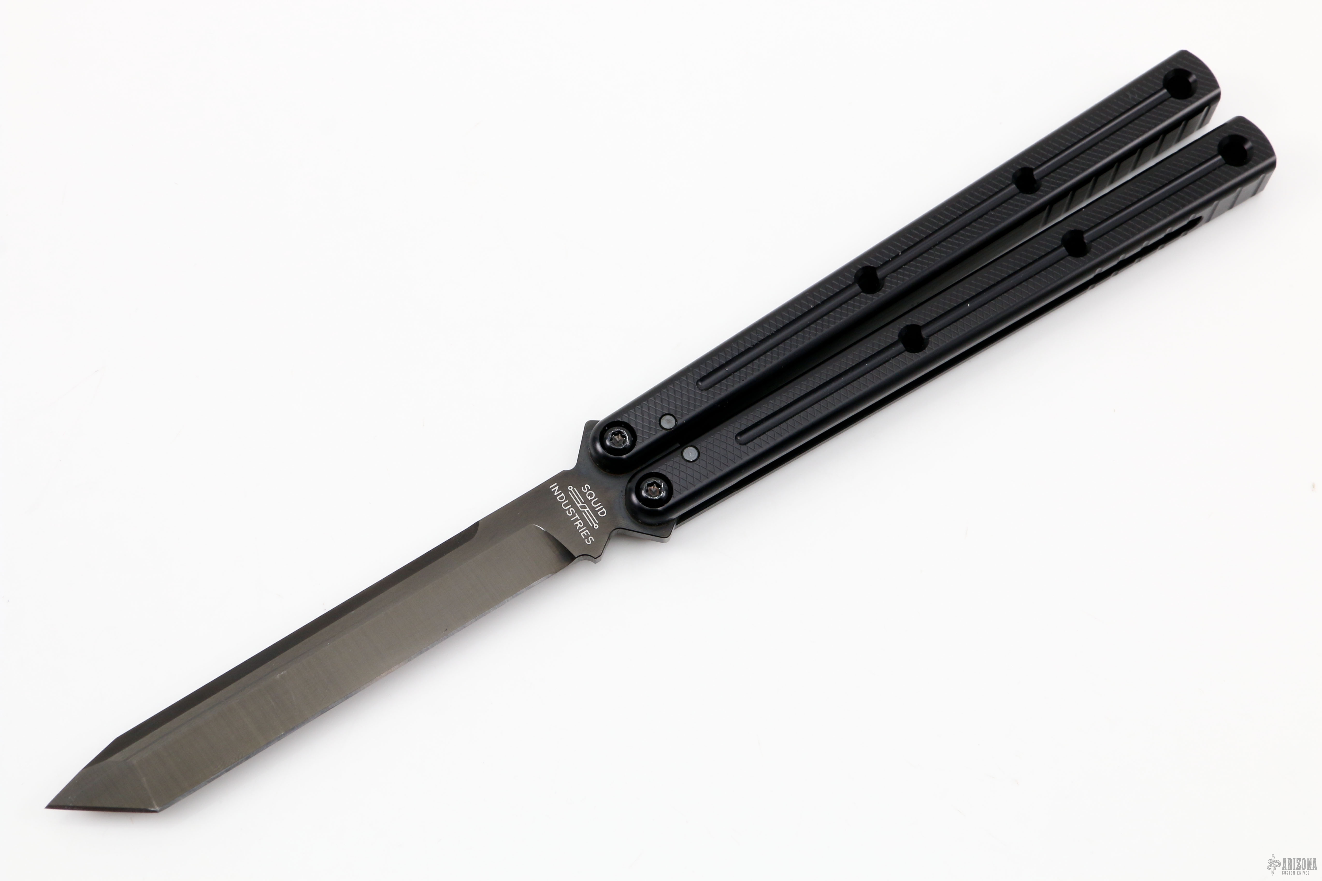 Krake Raken - Inked Black - Arizona Custom Knives
