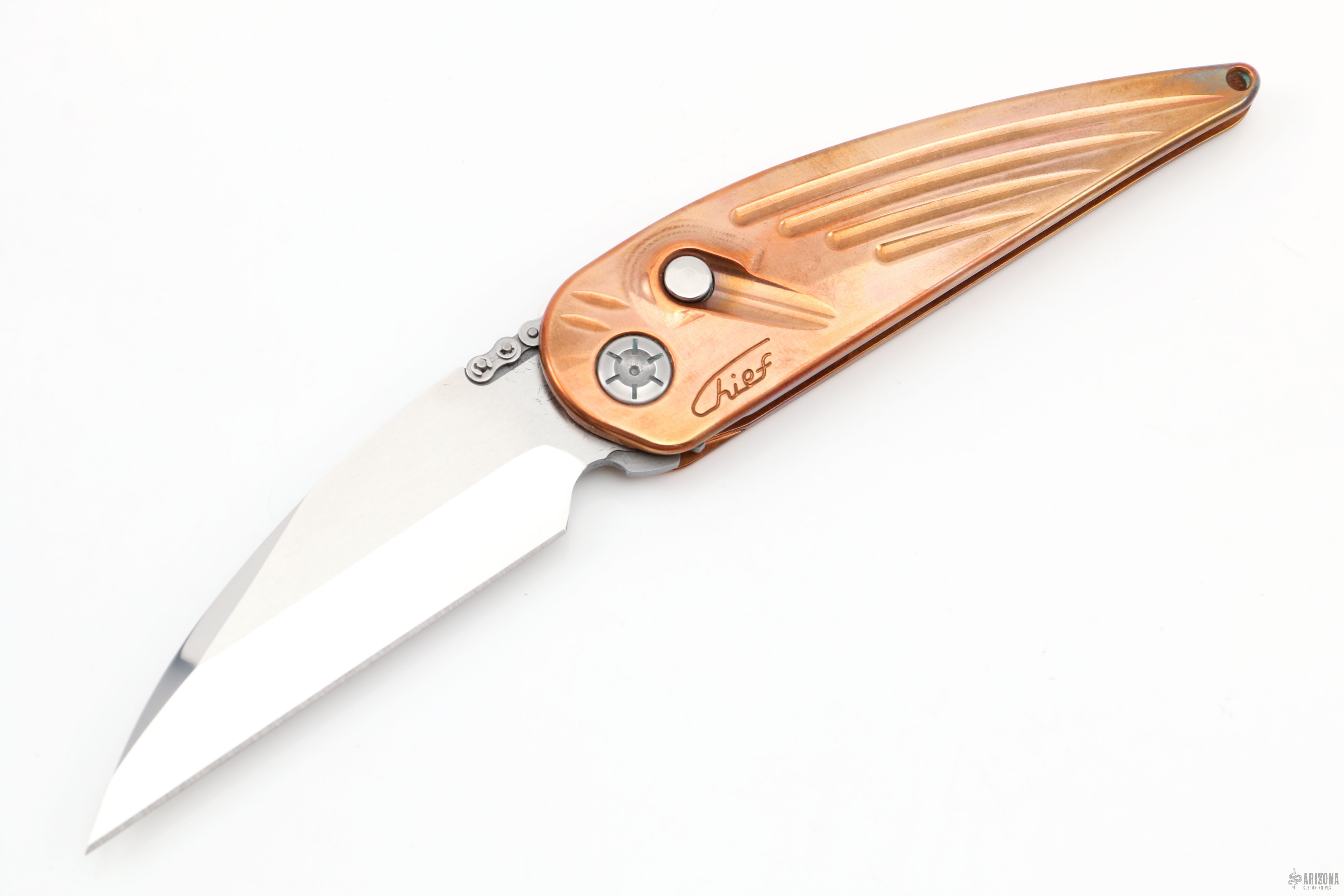 MRX - Chief - Mirror Copper Razor Blade - Arizona Custom Knives