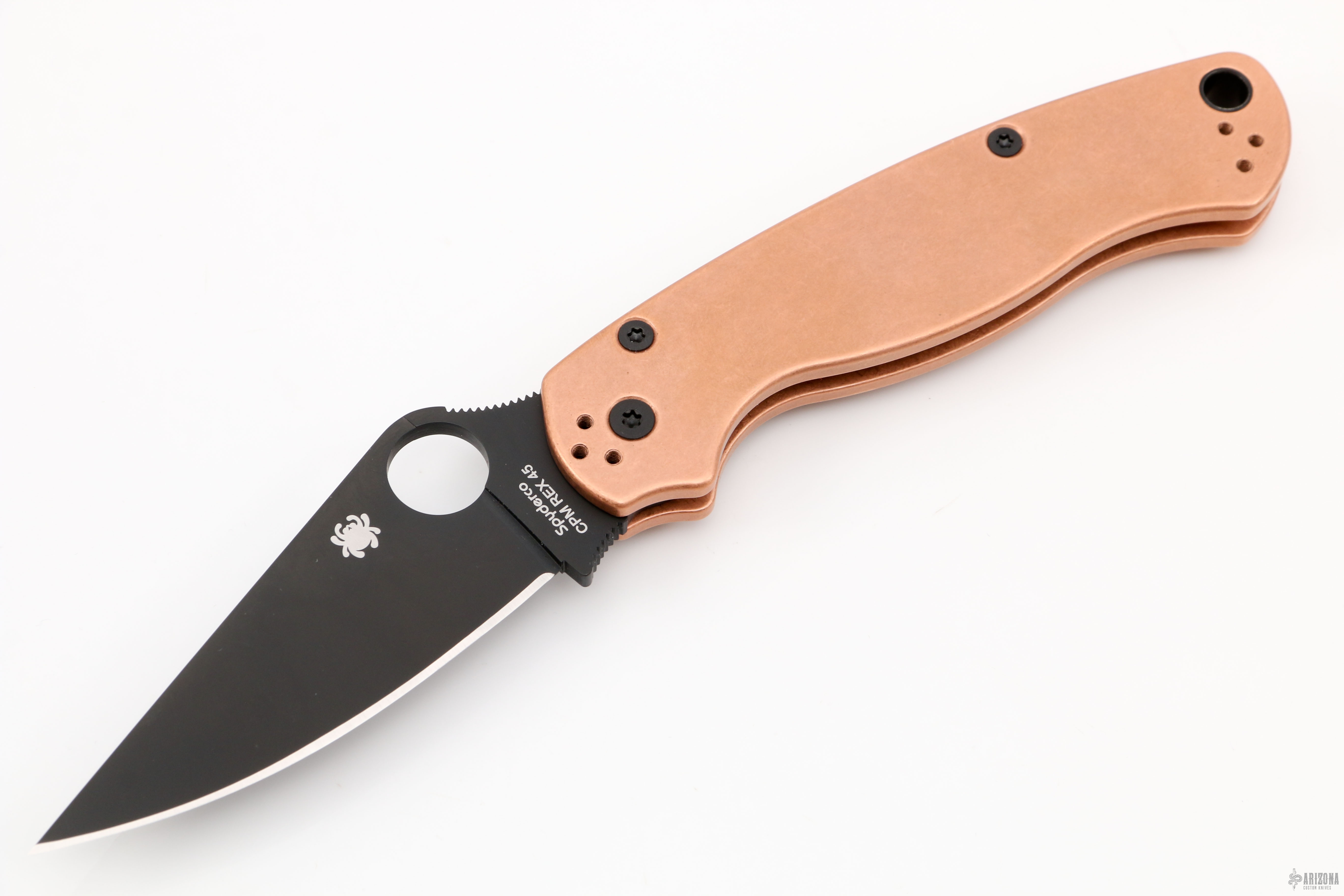 C81CUPBK2- Paramilitary 2 CU REX45 Bk - Arizona Custom Knives