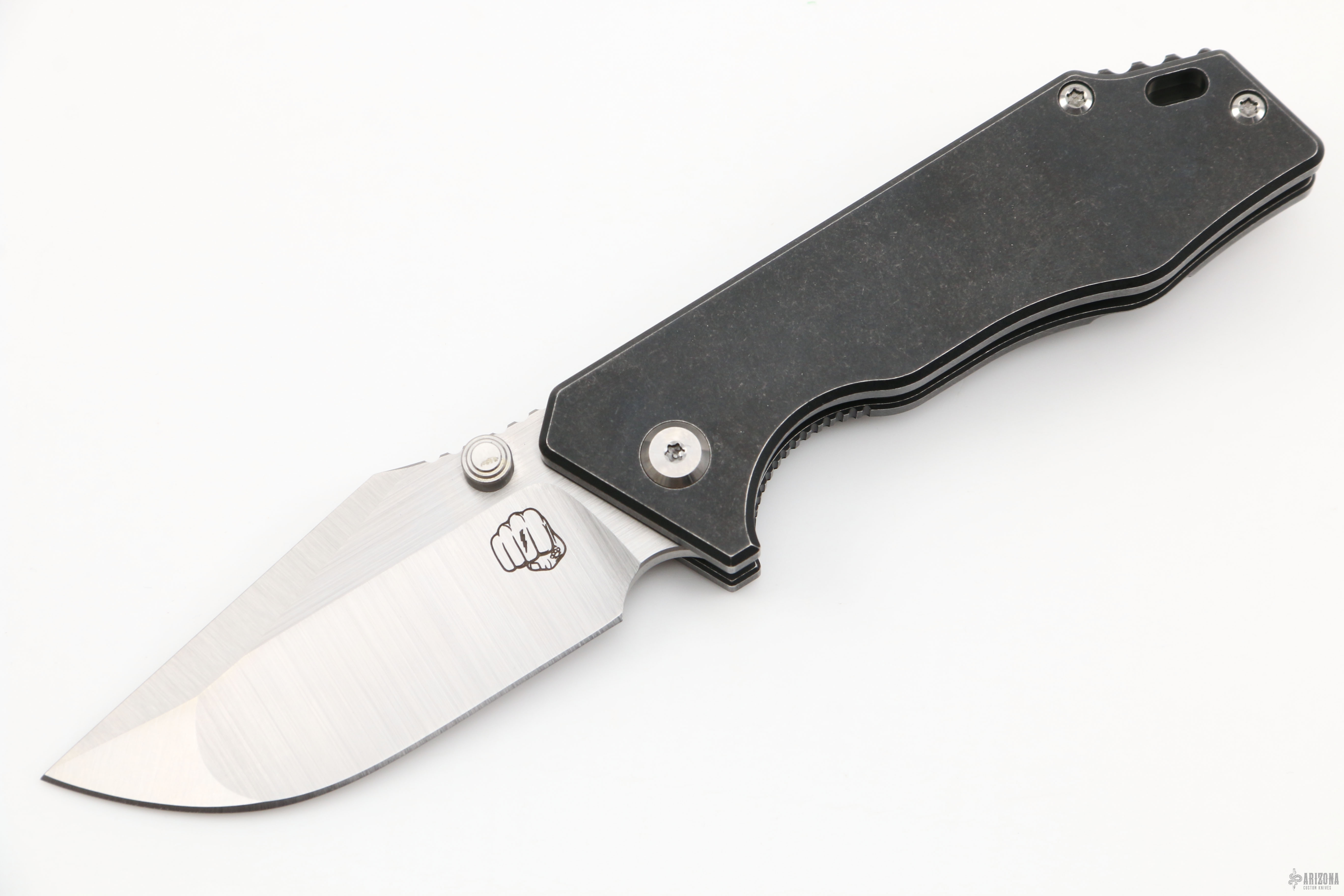 Mini J-Cape - Satin/Black - Arizona Custom Knives