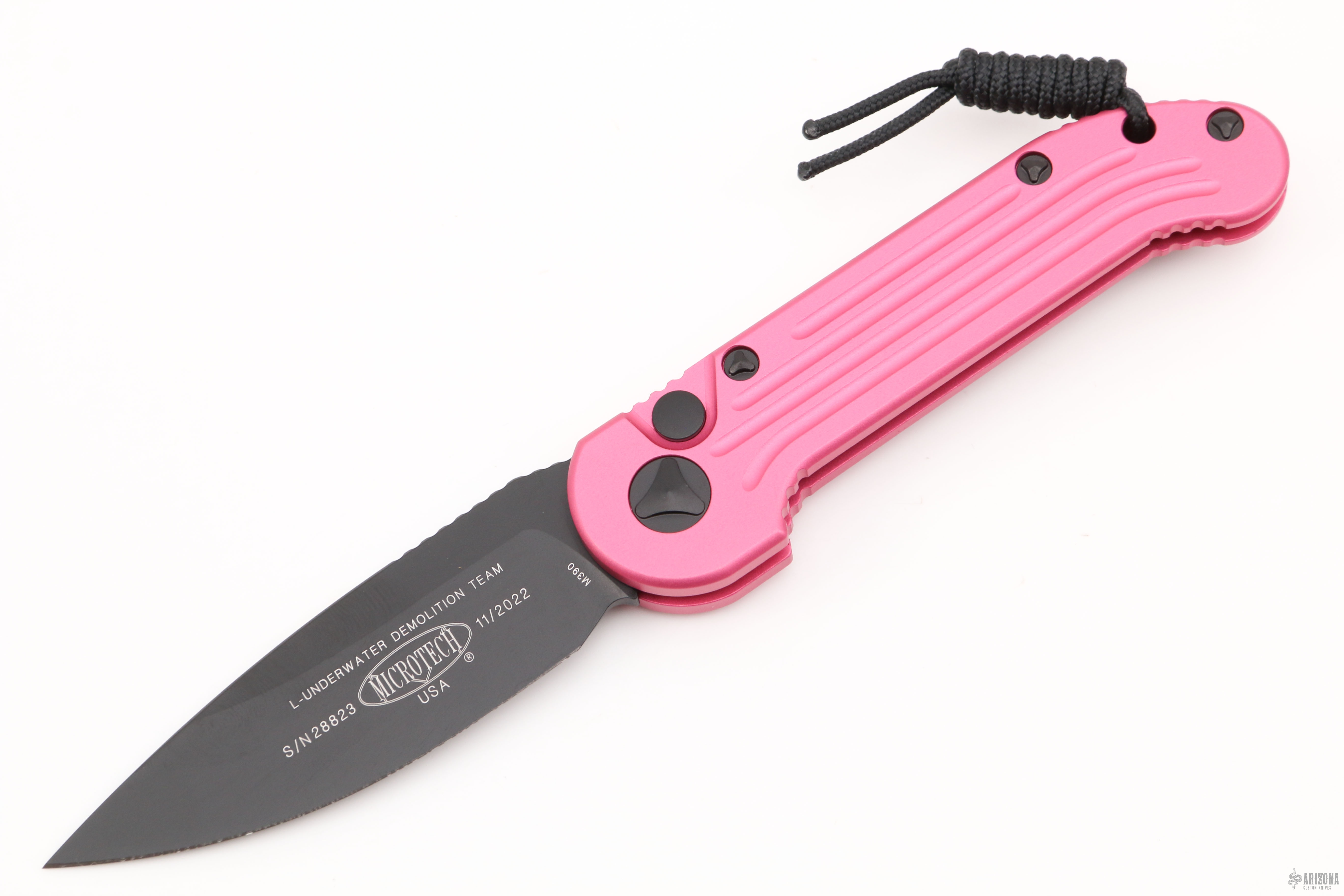 カスタムペーパーナイフ 濃いピンクのみ 在庫15→13 135-1PK LUDT Pink Standard - Arizona Custom Knives