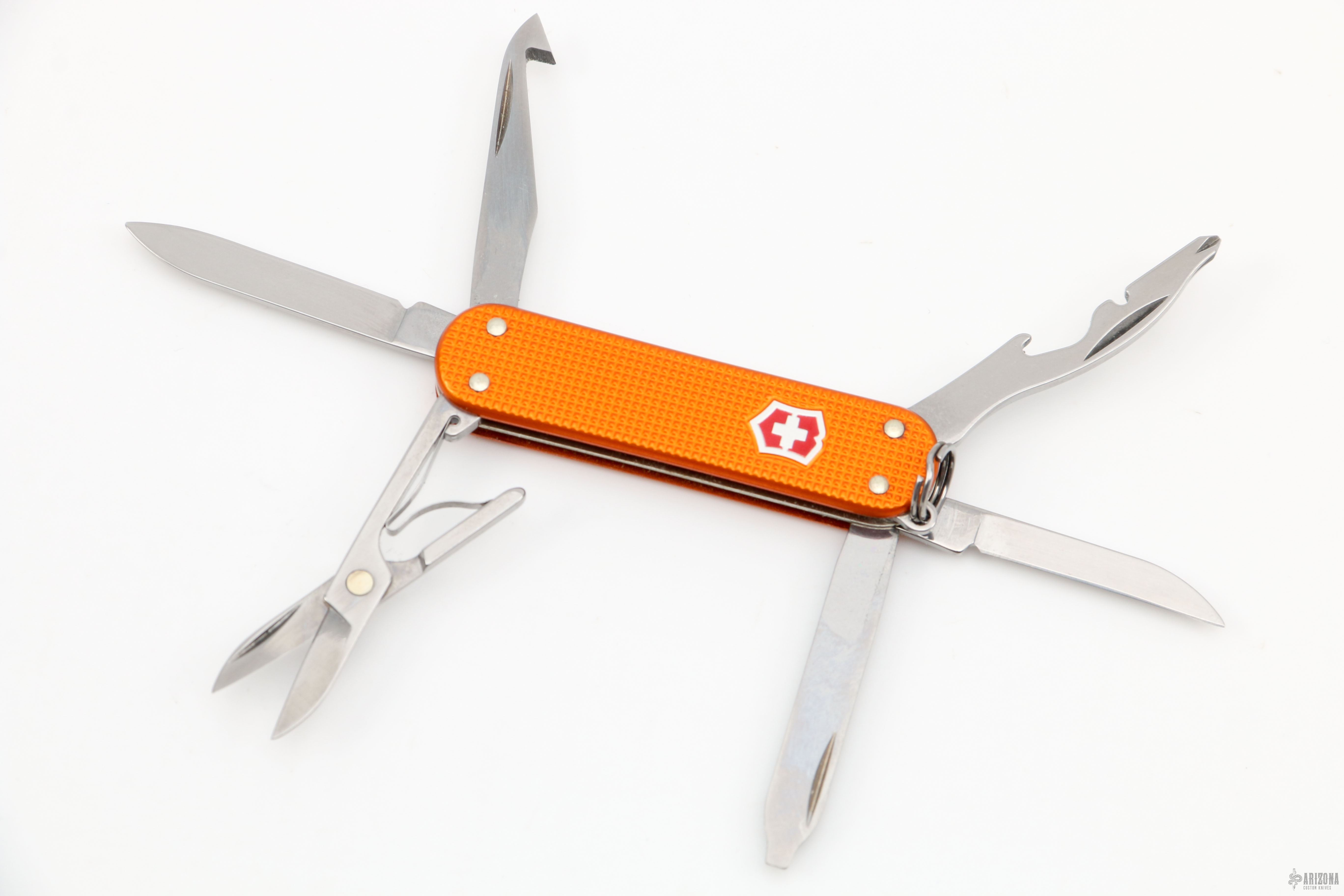 Orange alox swiss online army knife