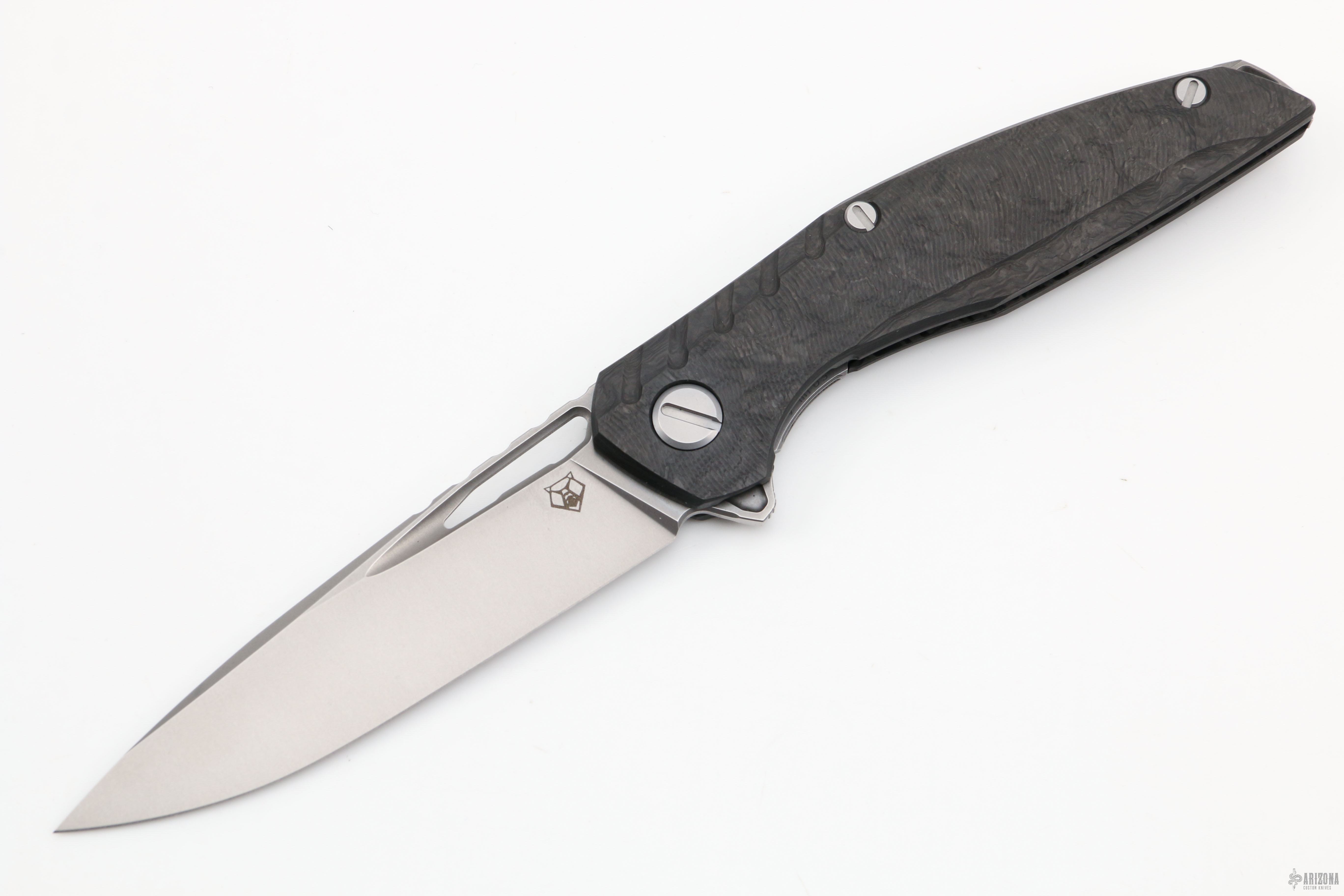 Model 111 Gen5.1 - Marble Carbon Fiber - Arizona Custom Knives