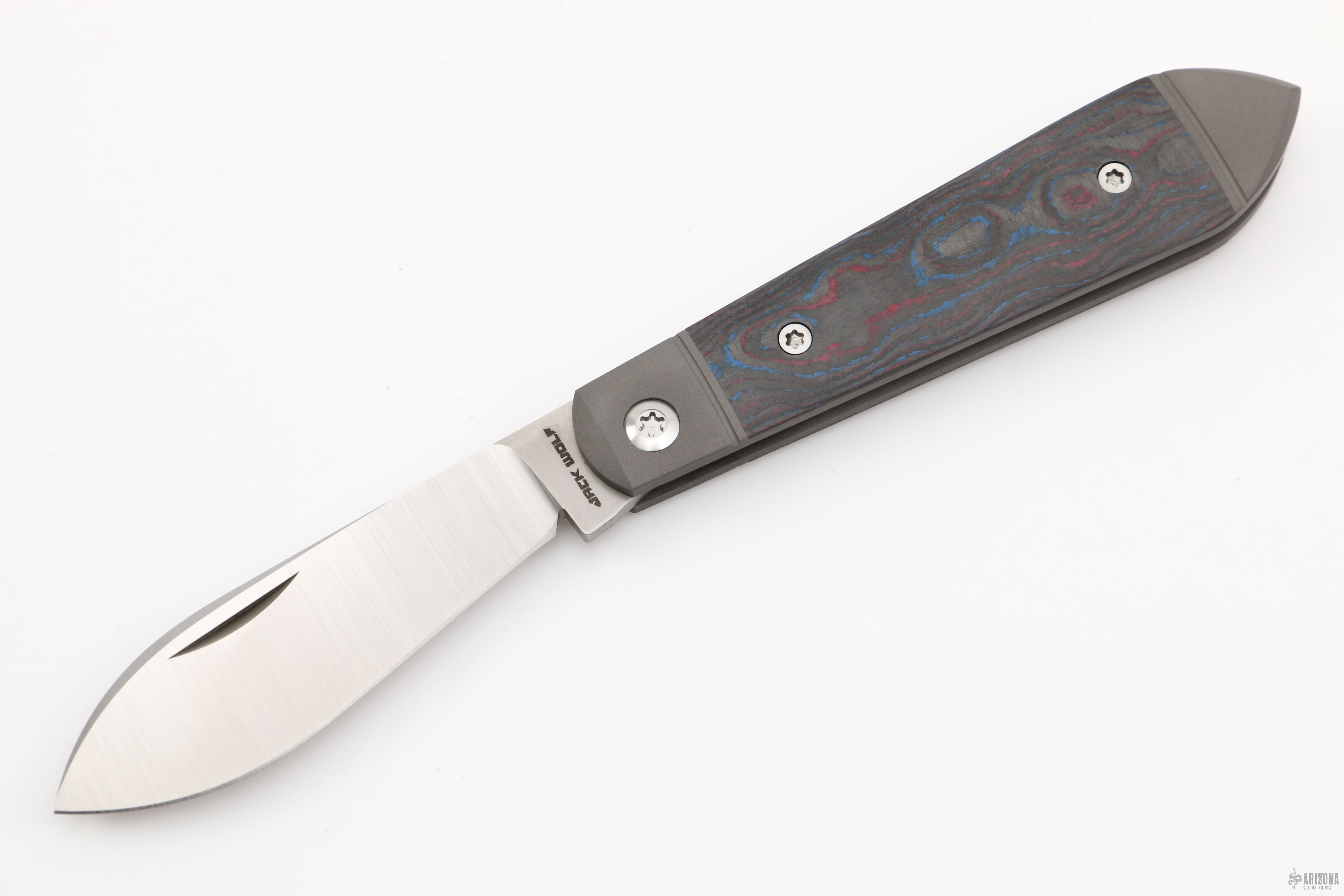 Low Drag Jack - Camo Carbon Miami - Arizona Custom Knives