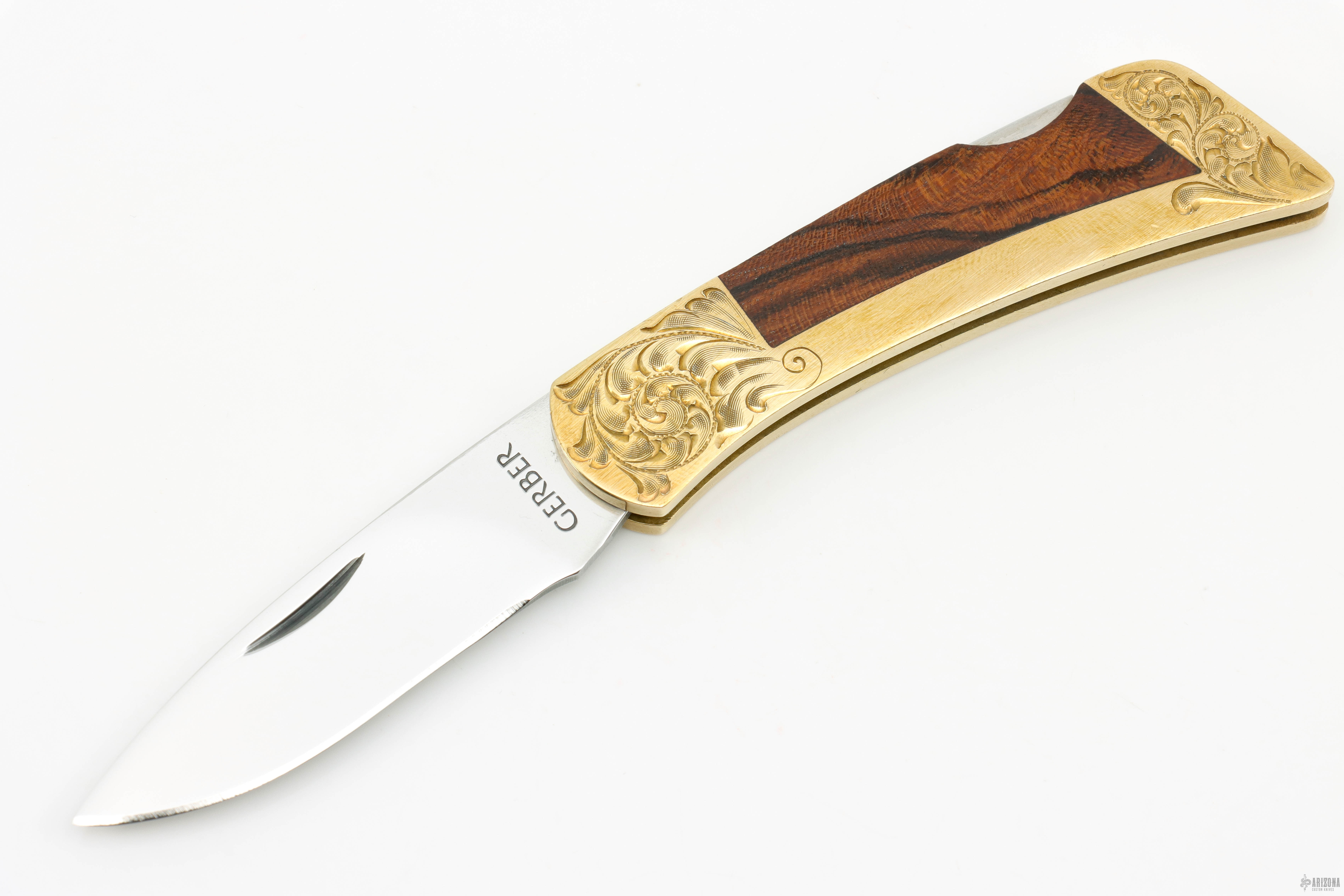 Folding Sportsman I - Engraved - Arizona Custom Knives