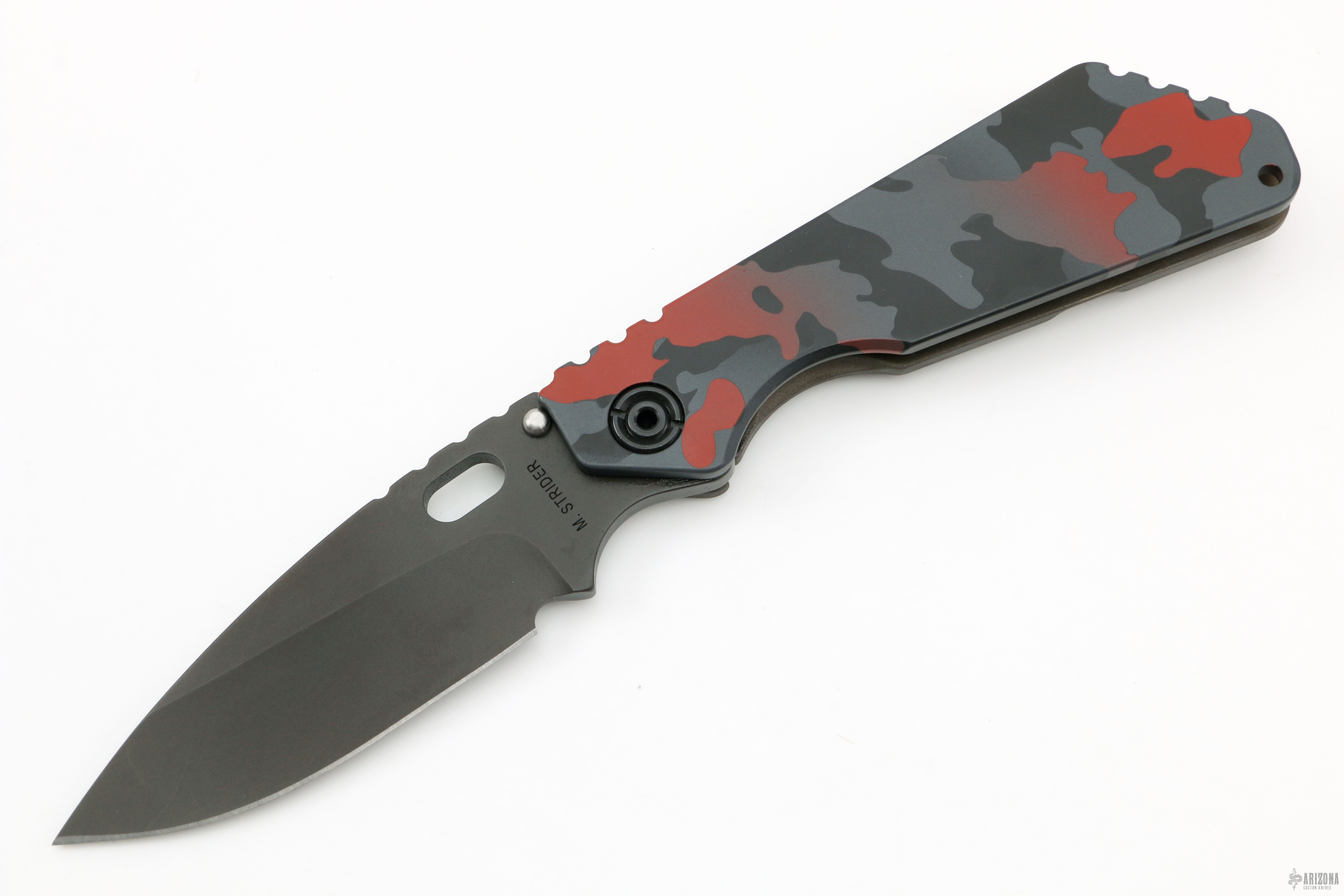 MSC SMF - Red/Black/Gray Camo - Arizona Custom Knives