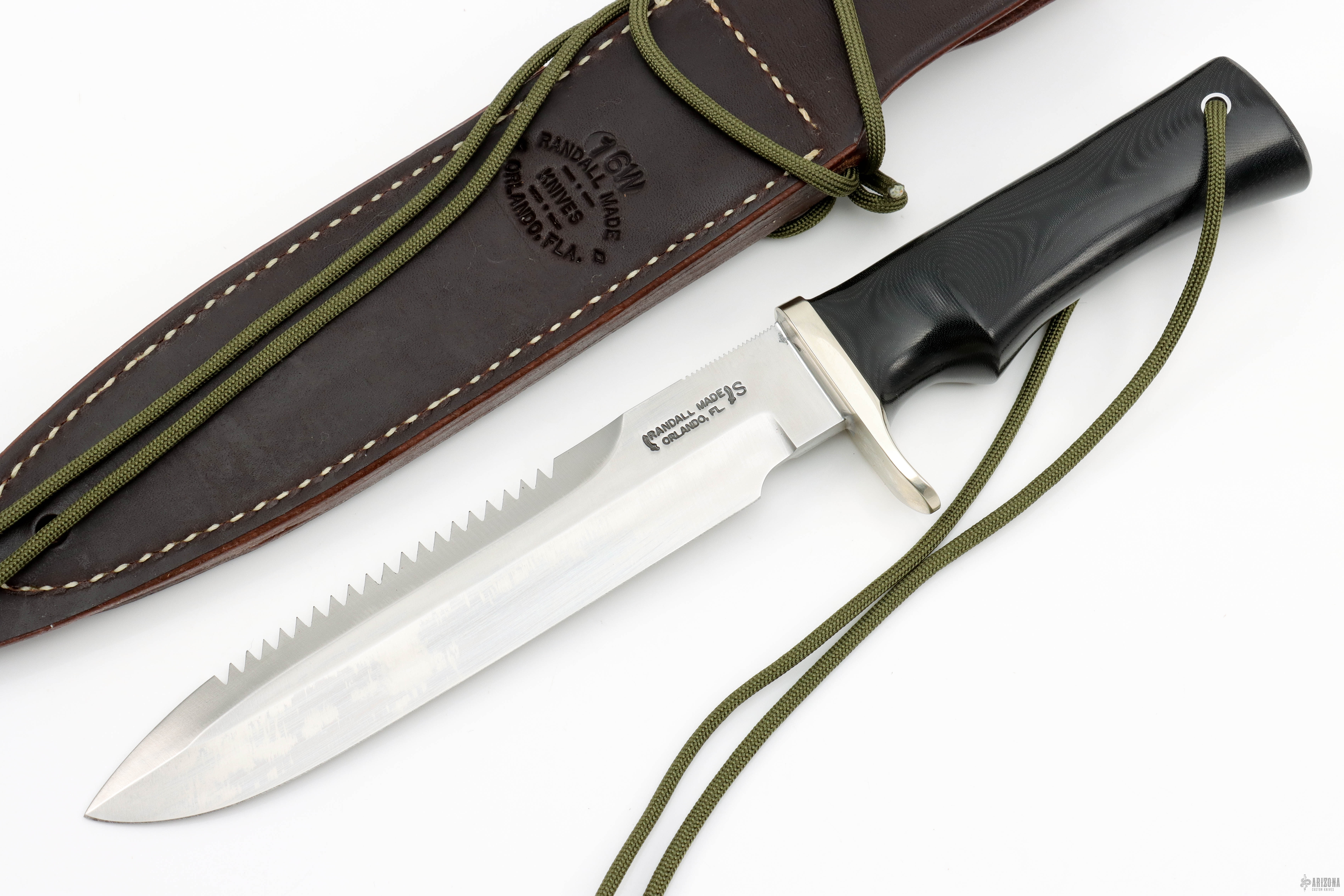 Model 16-7 Diver - Waxed Sheath - Arizona Custom Knives