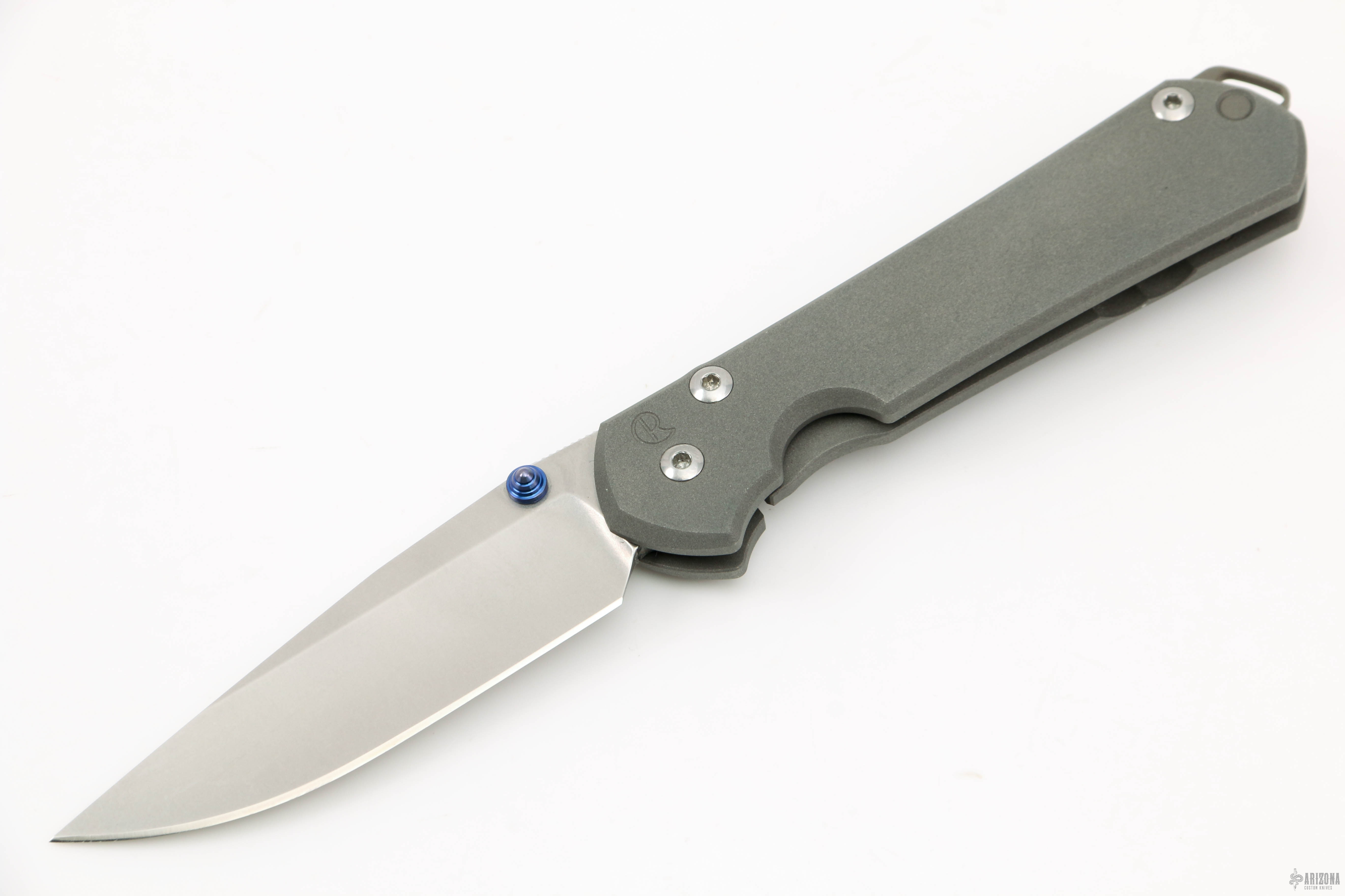 Small Sebenza 31 Plain ZircuTi clip and Titanium Backspacer Arizona