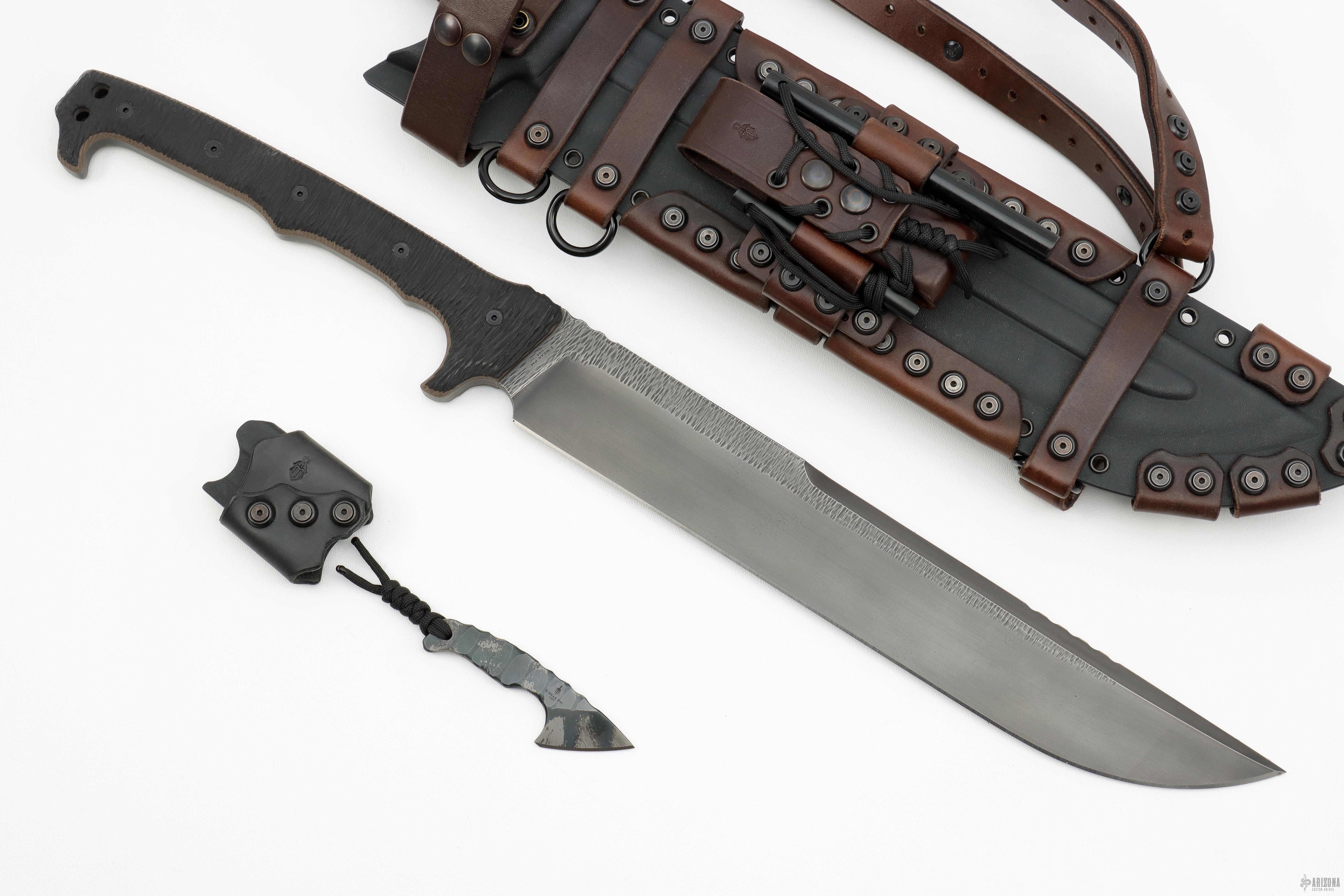 Regn Formålet gnist Custom M-4 w/ Belt Knife | Arizona Custom Knives