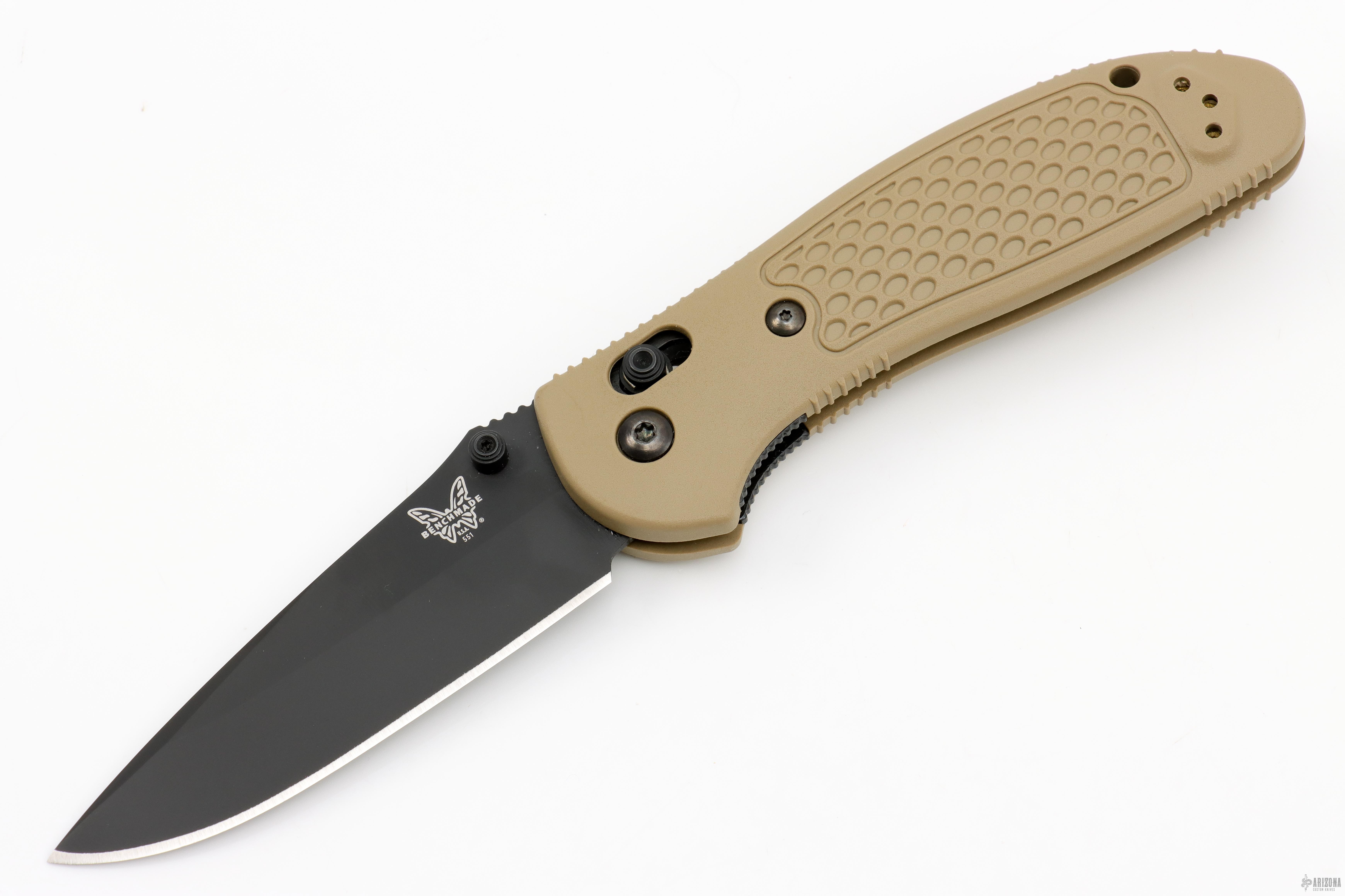 ハンドメイドペリ2 551BKSND2-1402 Griptilian - Arizona Custom Knives
