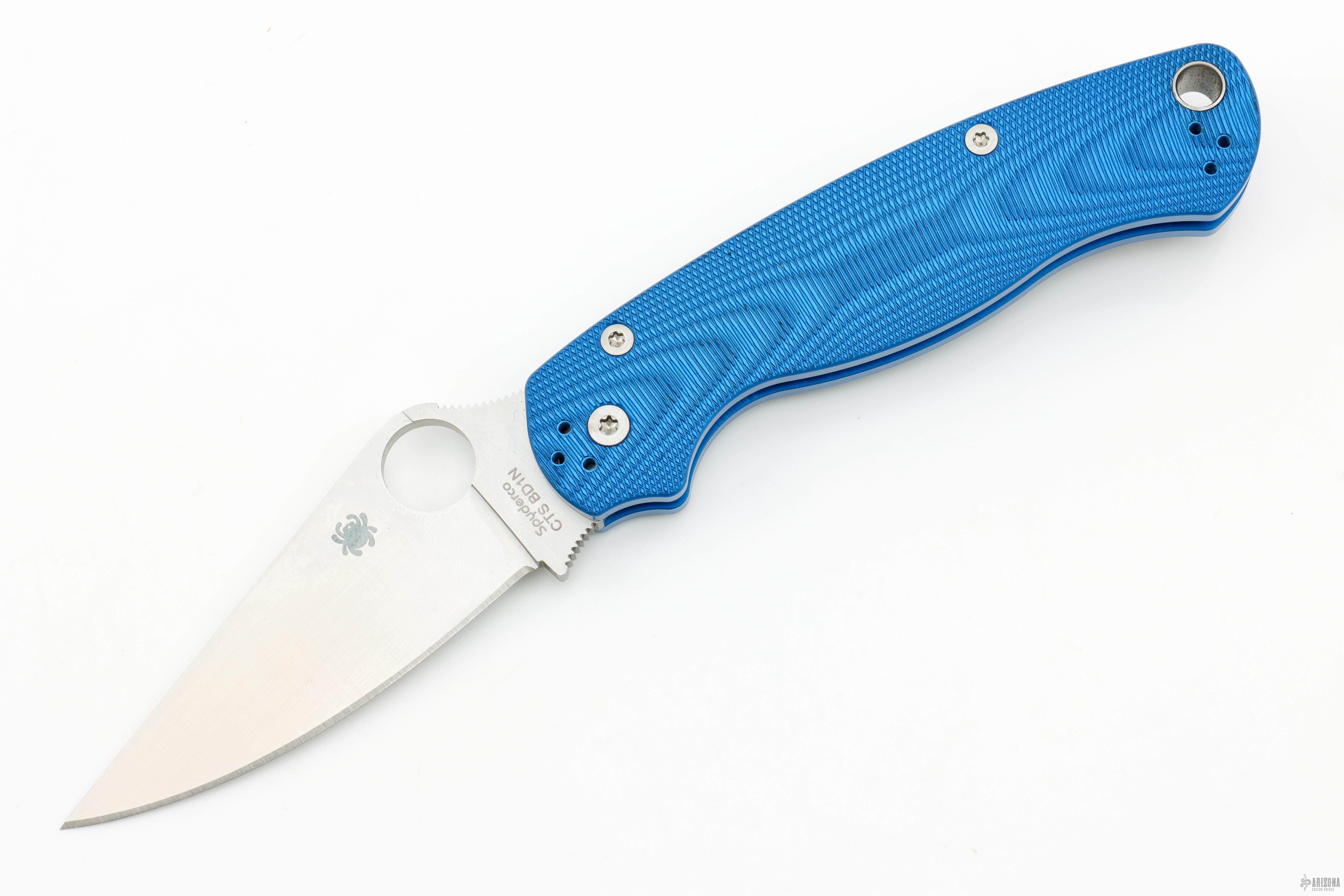 MODIFIED Spyderco Paramiliary 2 Knife - Satin Blade - Exclusive