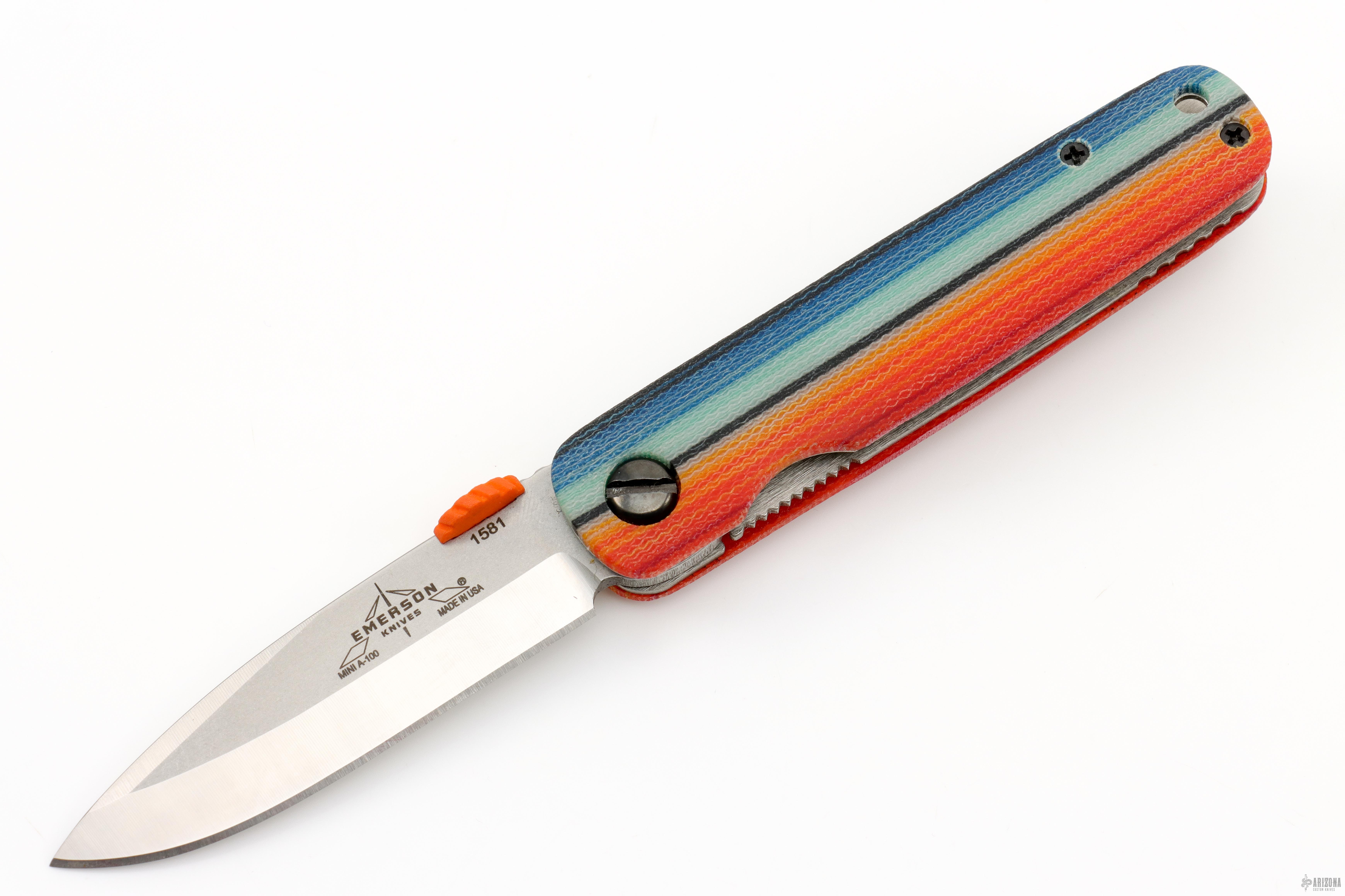 Mini A-100 SF - Custom Micarta Scales - Arizona Custom Knives