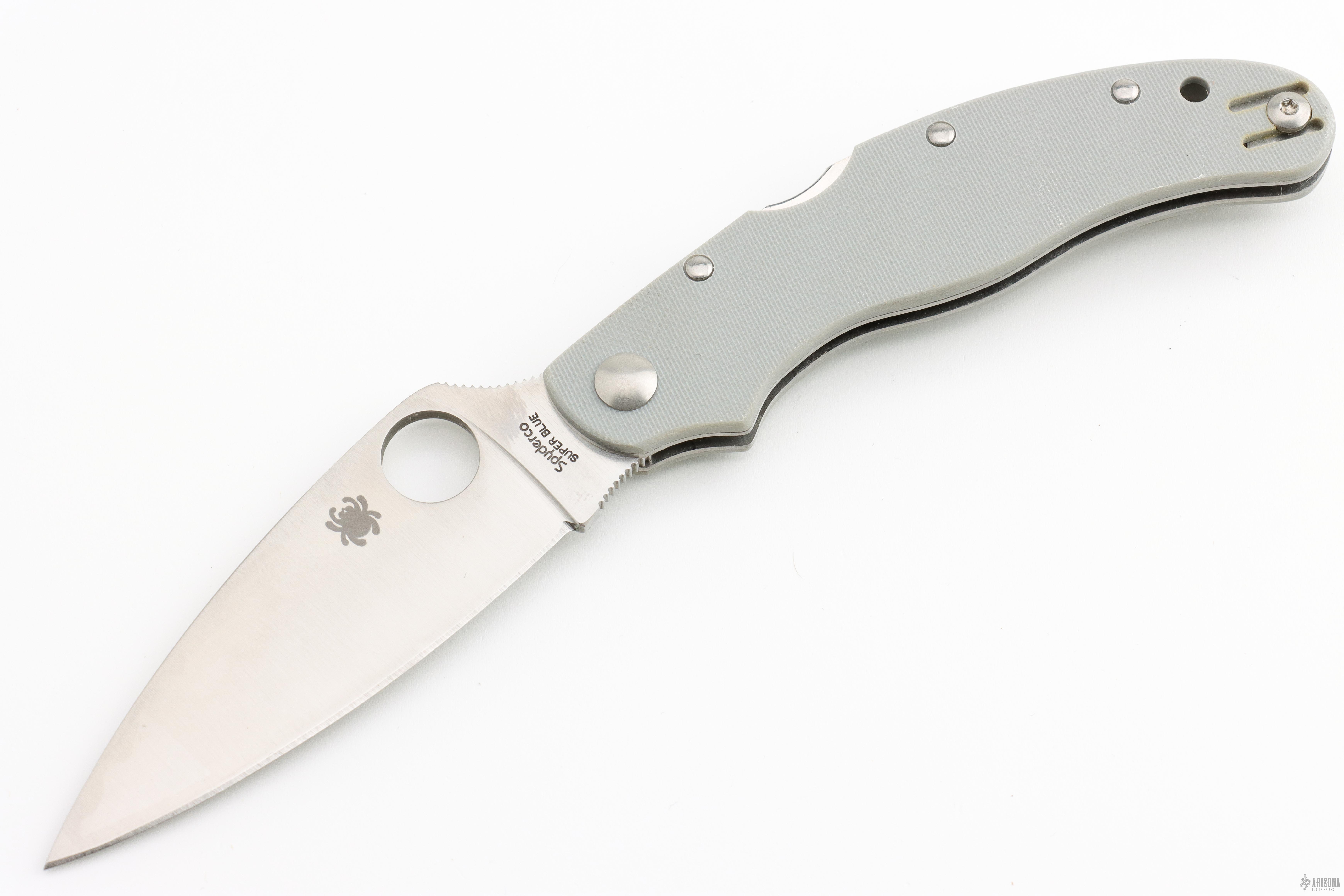 C144GPGY Caly 3.5 Super Blue Pln - Arizona Custom Knives