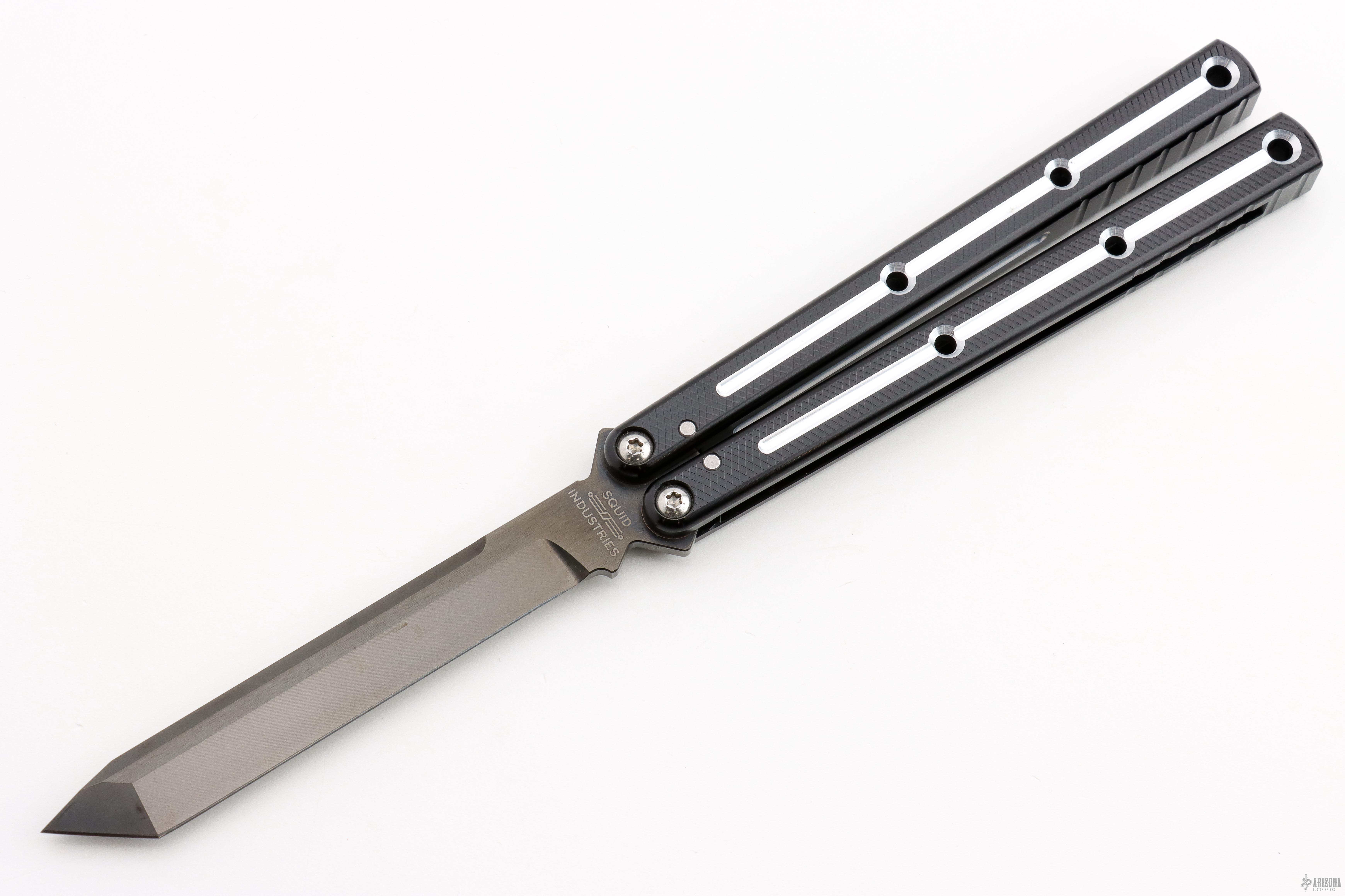 Krake Raken Tanto V2.5 - DT Black Tanto - Arizona Custom Knives