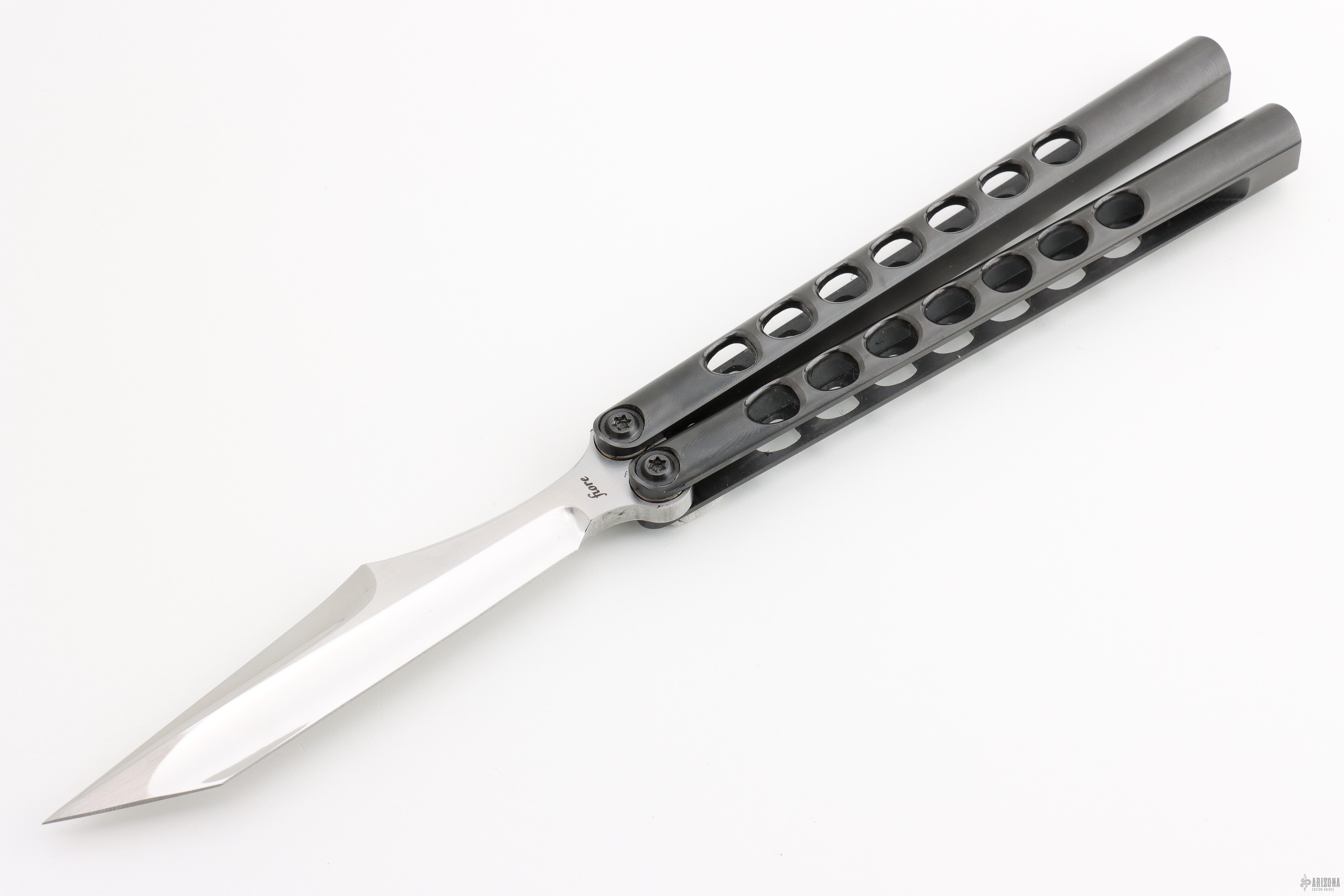 Model 10066ZR Zirconium Balisong #3/99 - Arizona Custom Knives