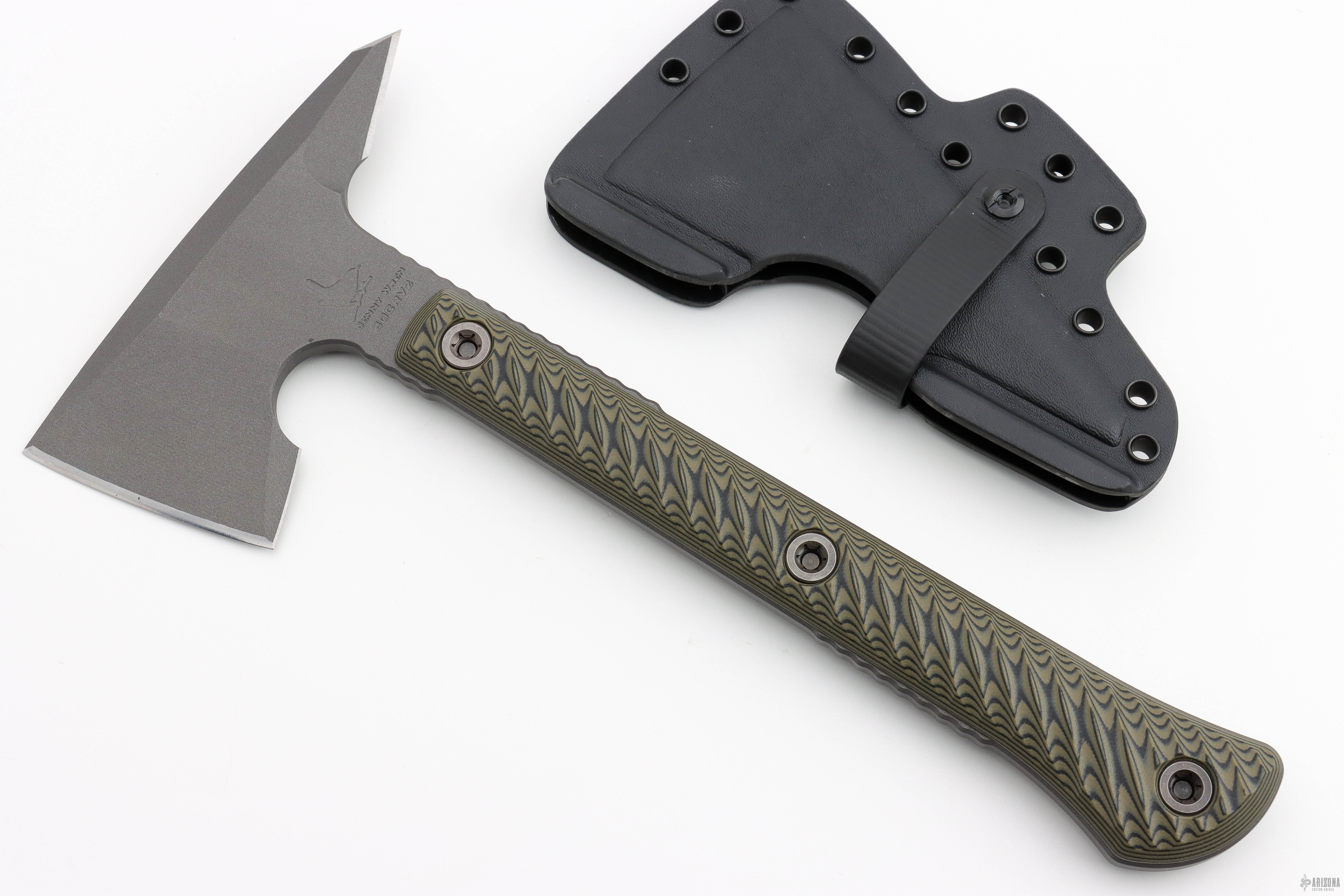 Jenny Wren Spike - Dirty Olive - Arizona Custom Knives