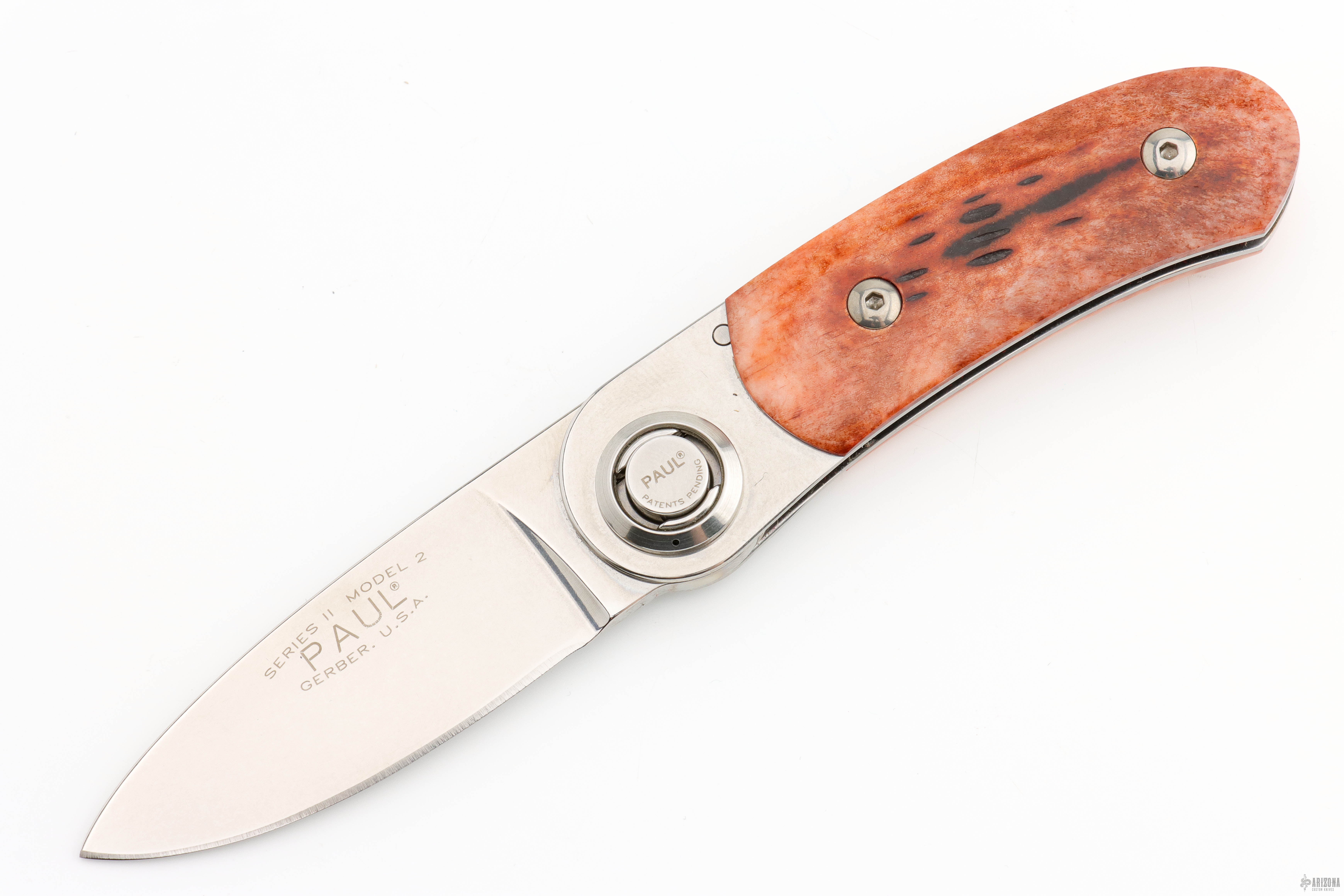 Paul Knife Series II Model 2 - Jigged Bone - Arizona Custom Knives