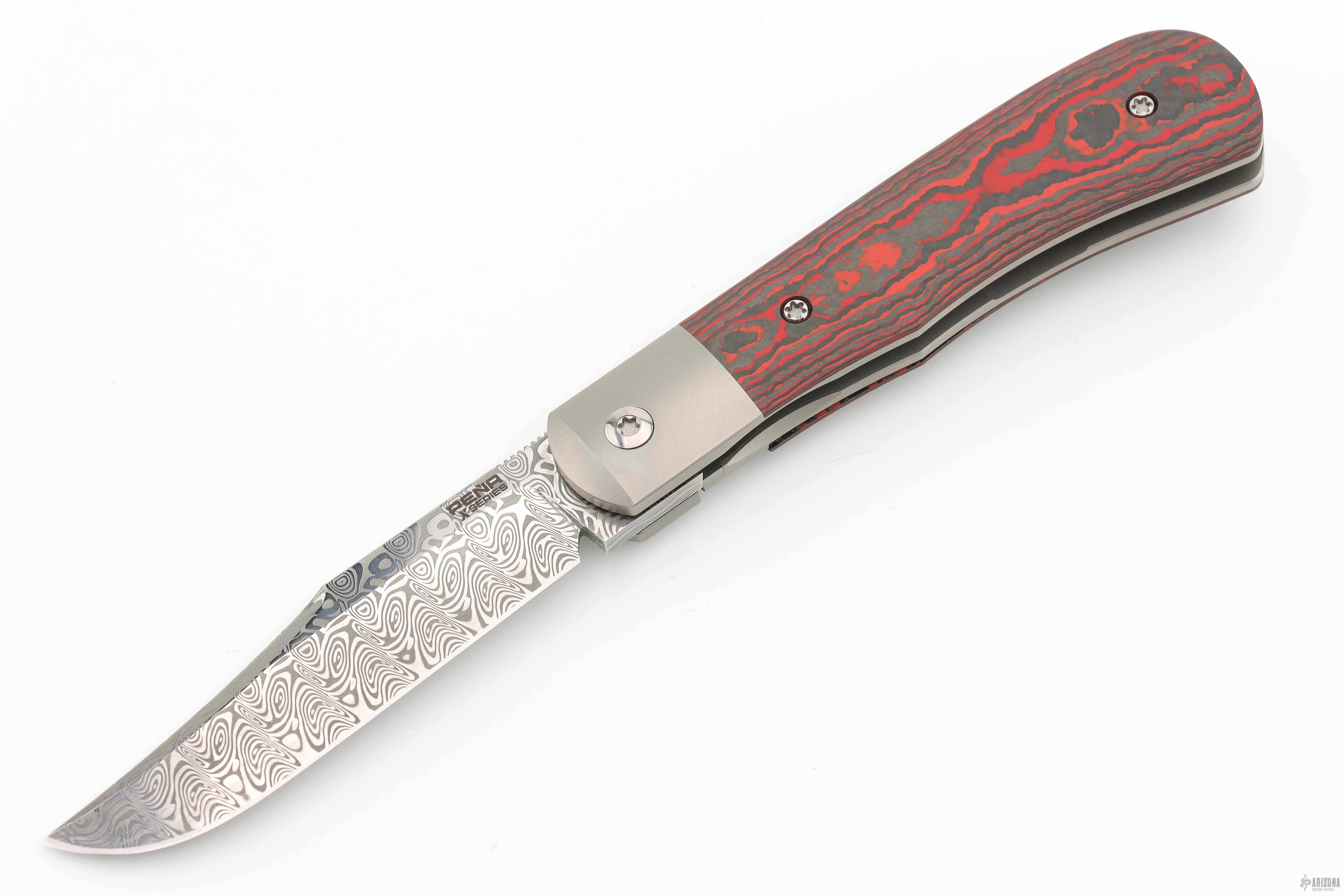 X-Series Texas Large Trapper Front Flipper - Damasteel - Arizona