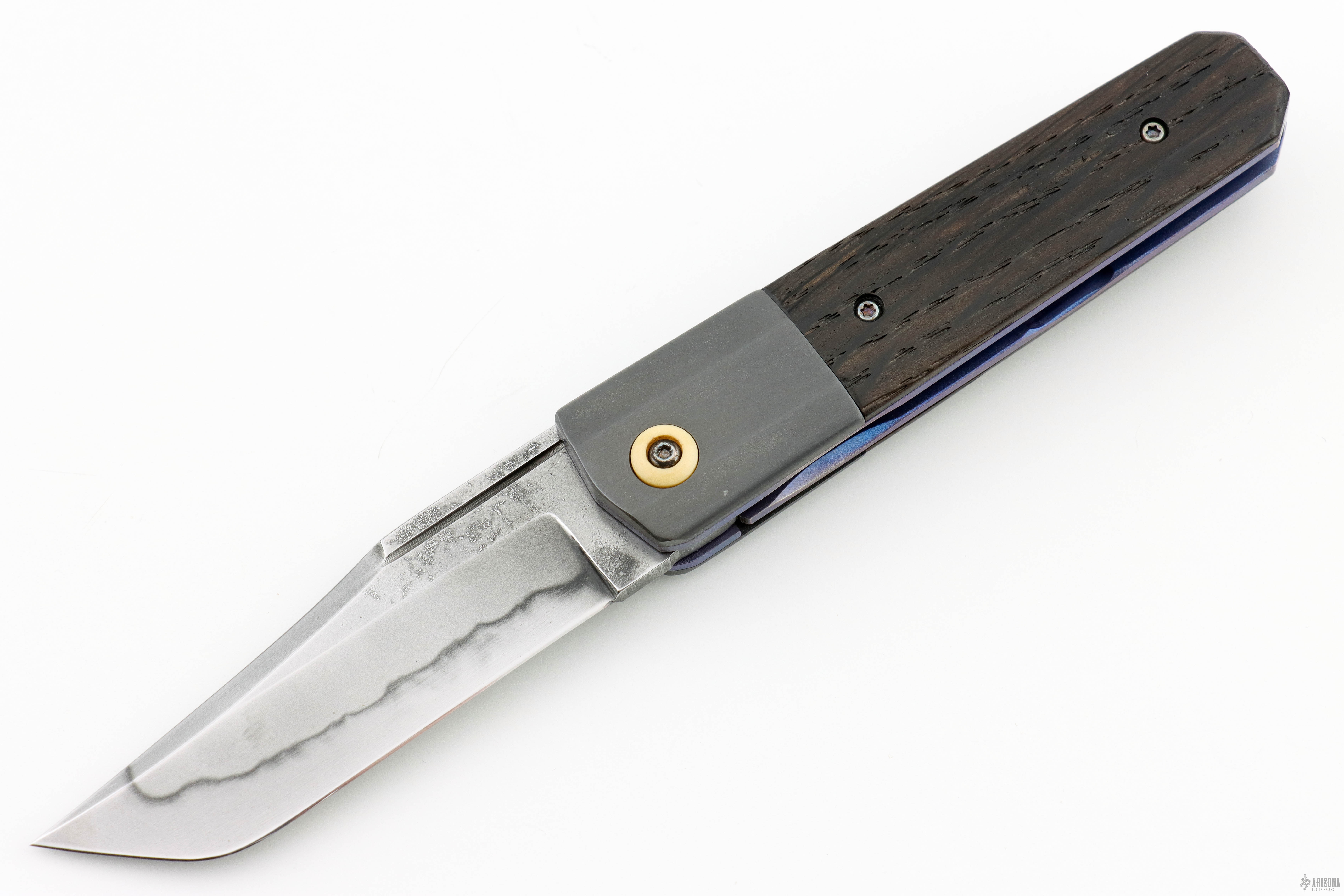 k*様 極レア kozara no case COYOTE Small Yakuza Linerlock - Arizona Custom Knives