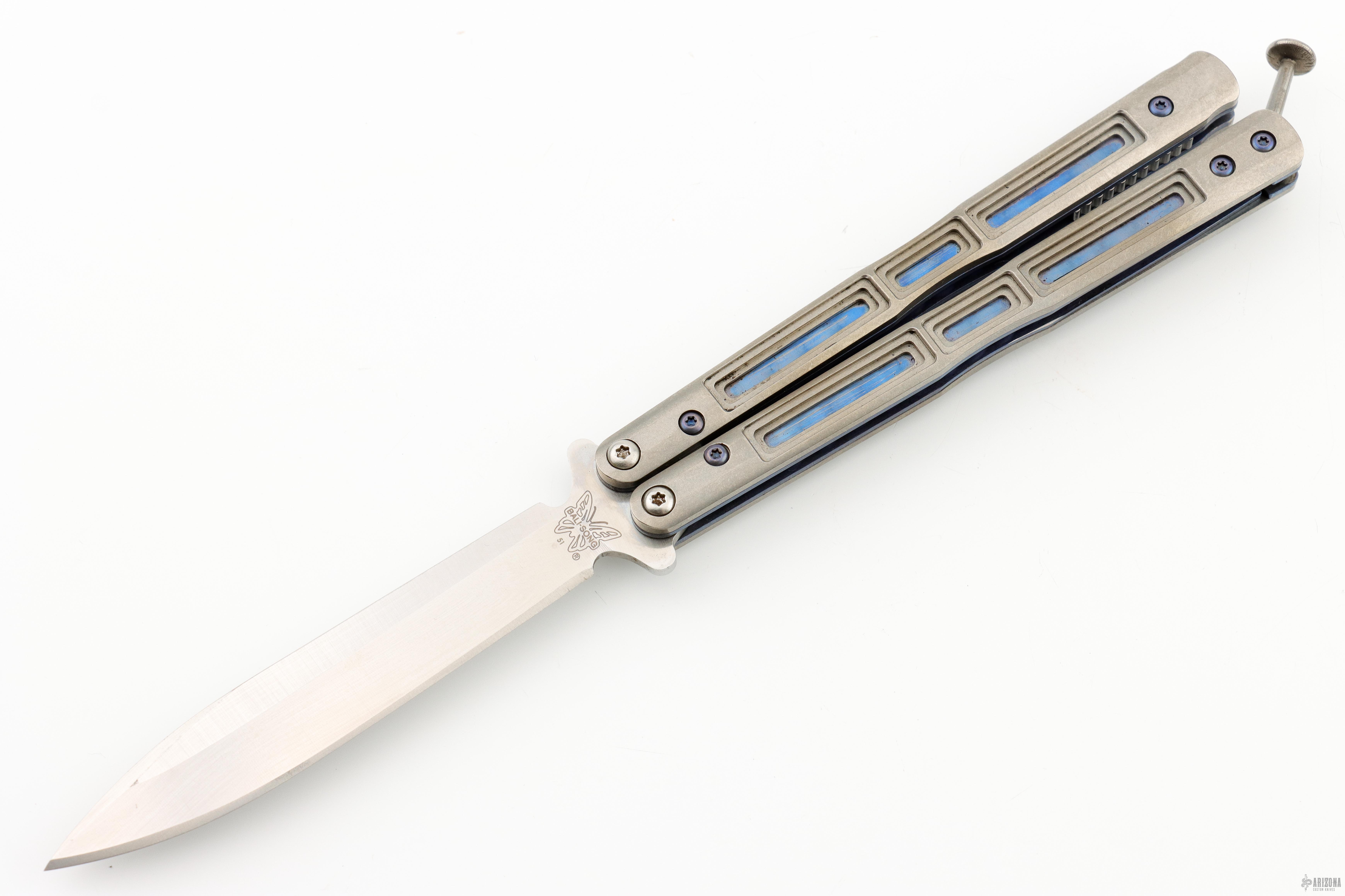 51 Morpho - Flytanium Scales - Arizona Custom Knives