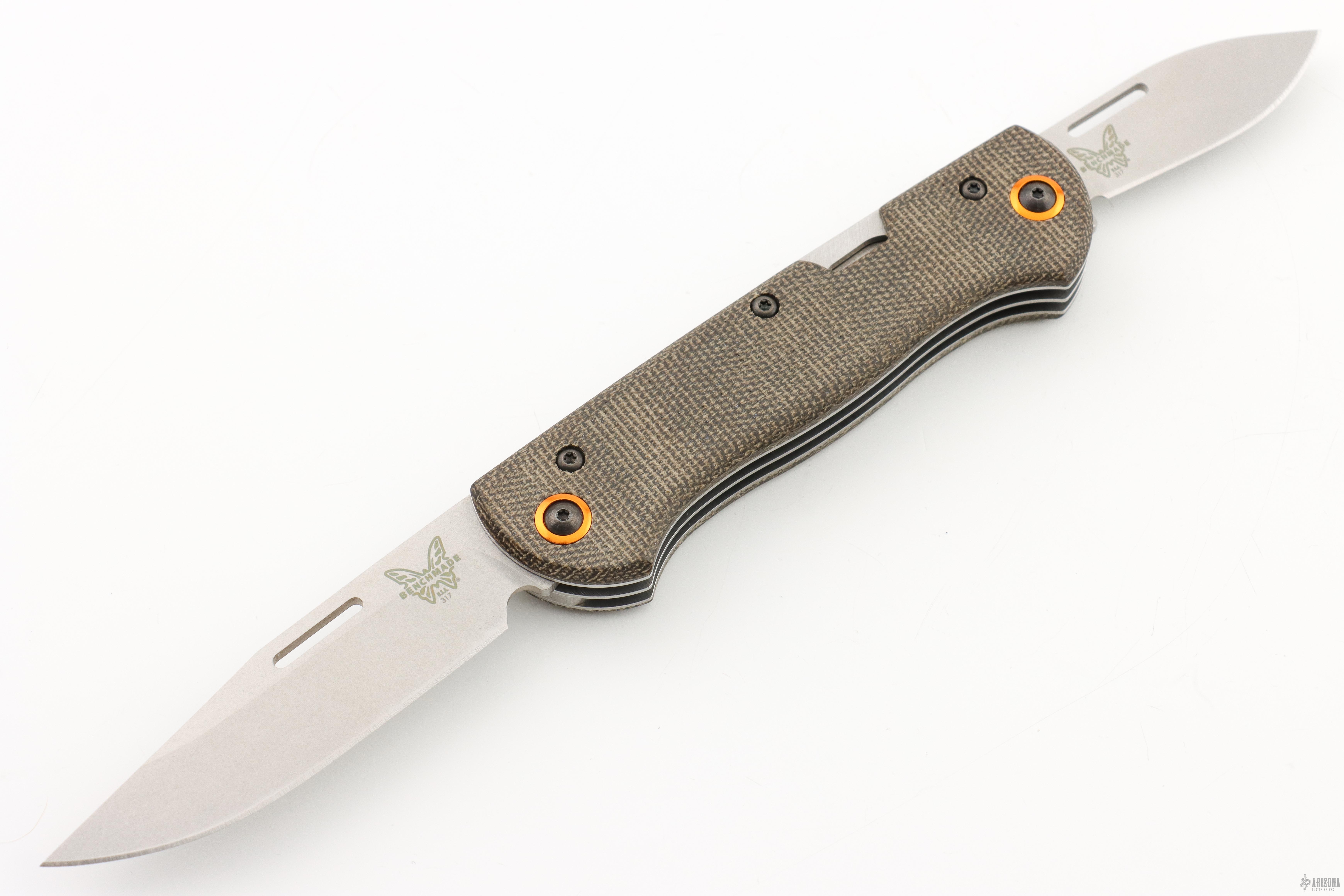317-1 Weekender Slip Joint Knife - OD Green Micarta