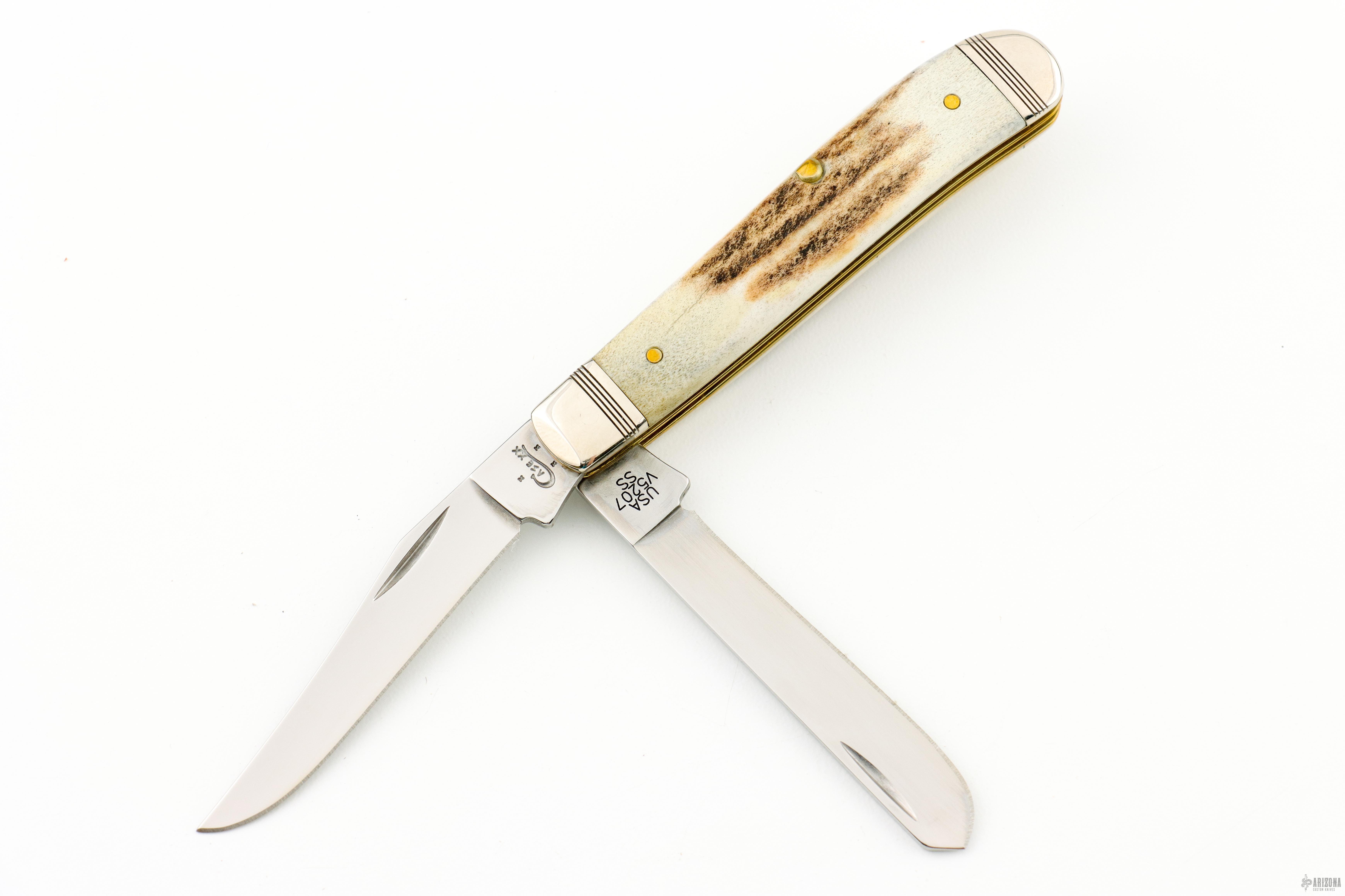 V5207 Stag Mini Trapper - Arizona Custom Knives