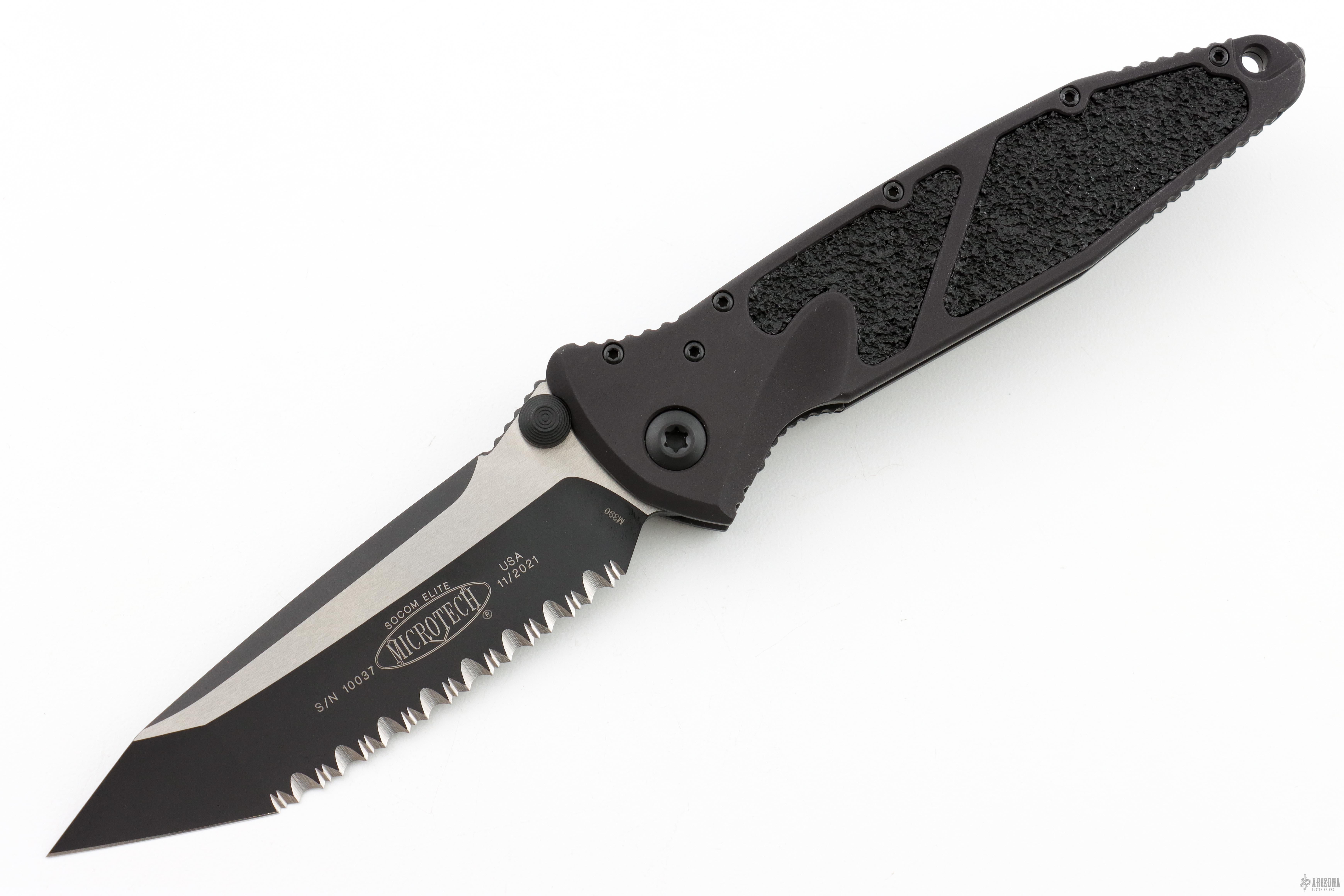 161-3T Socom Elite M/A T/E Tactical Full Serrated - Arizona Custom