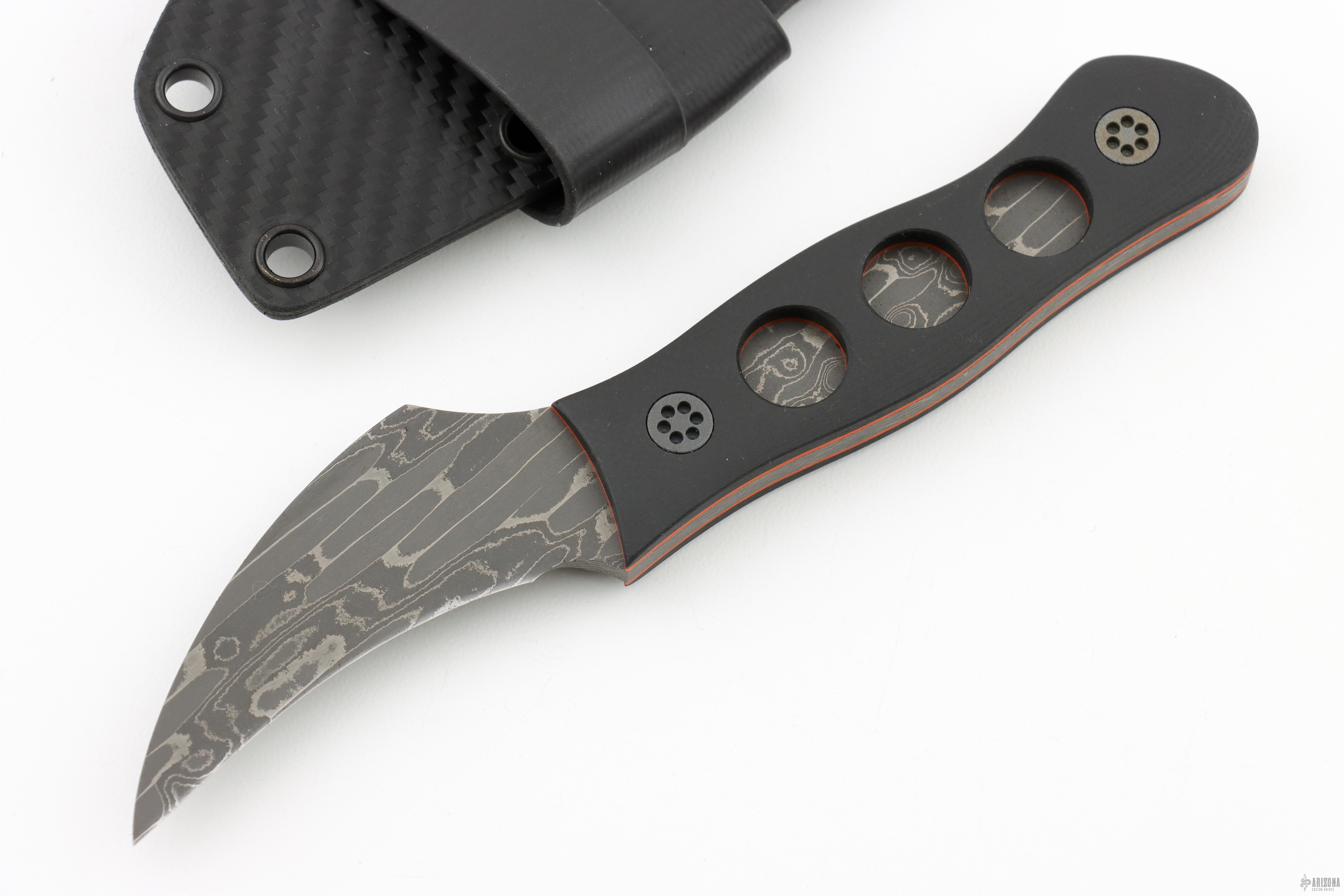 ※FYP (Division) Ace of spades Ace Of Spades Fixed Blade - Arizona Custom Knives
