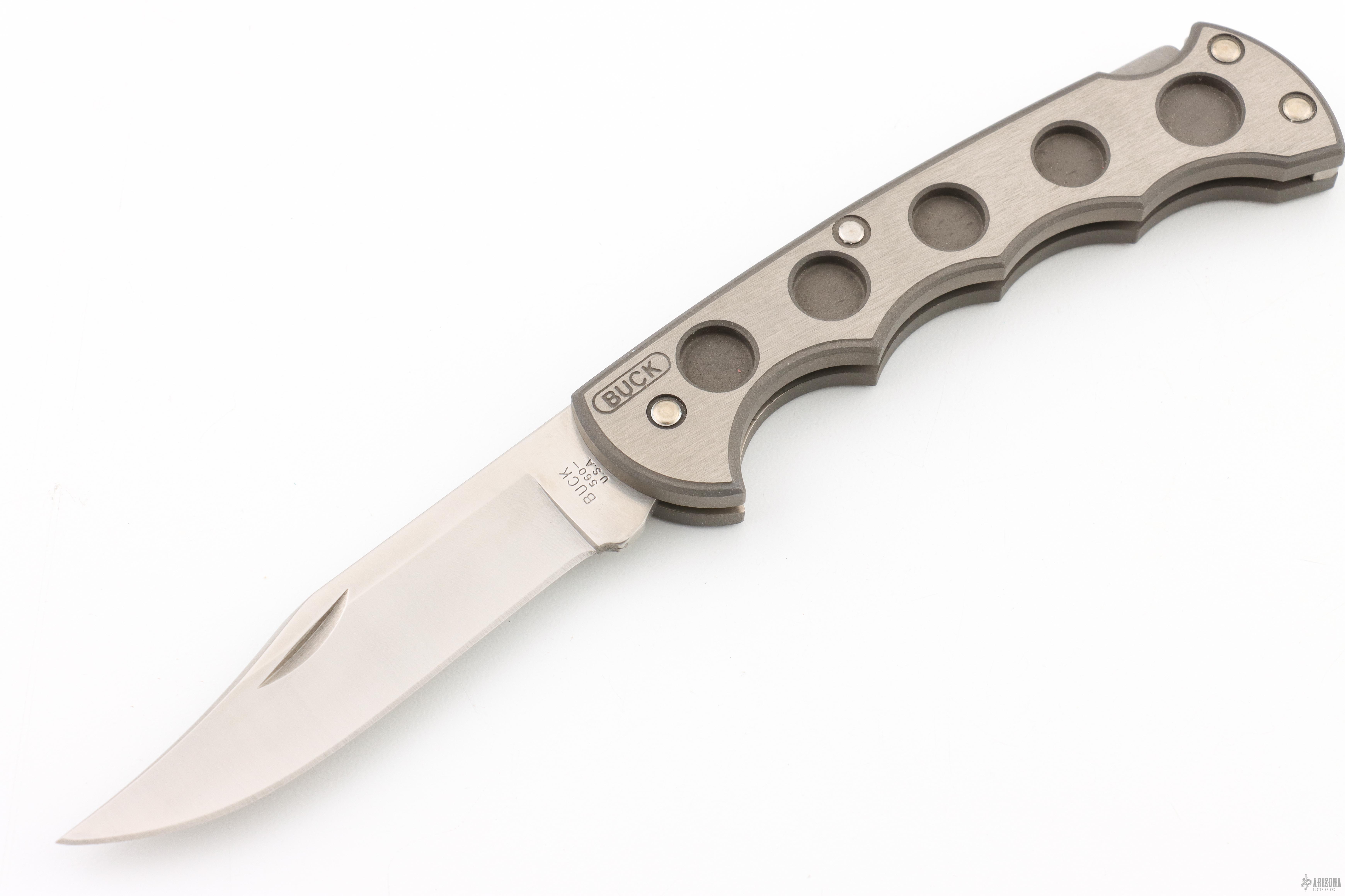 【週末限定価格】 BUCK 560GT チタニウム　ナイフ Model 560 Titanium - Arizona Custom Knives