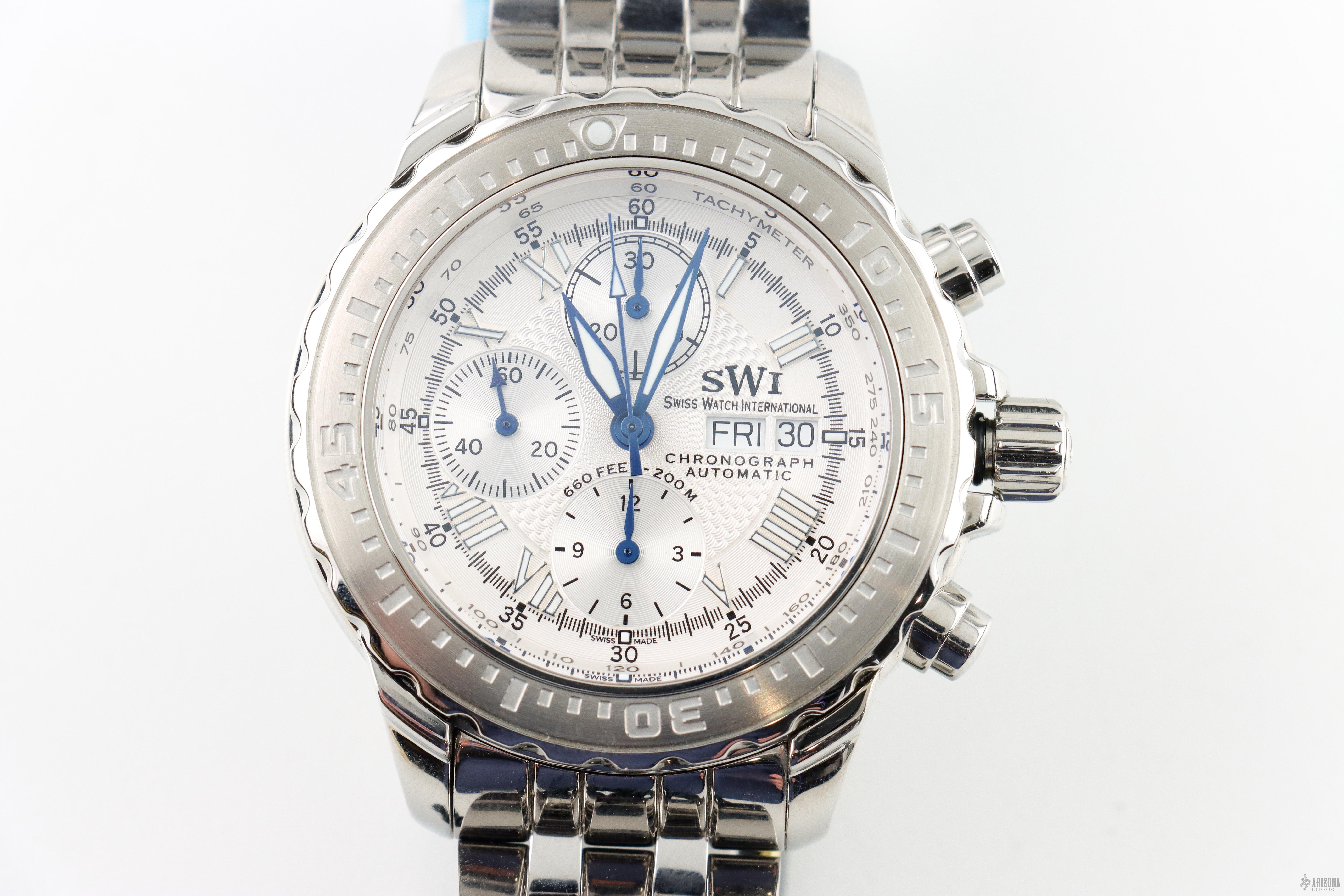 SWI Limited Edition 7750 Chronograph A9258 - Arizona Custom Knives