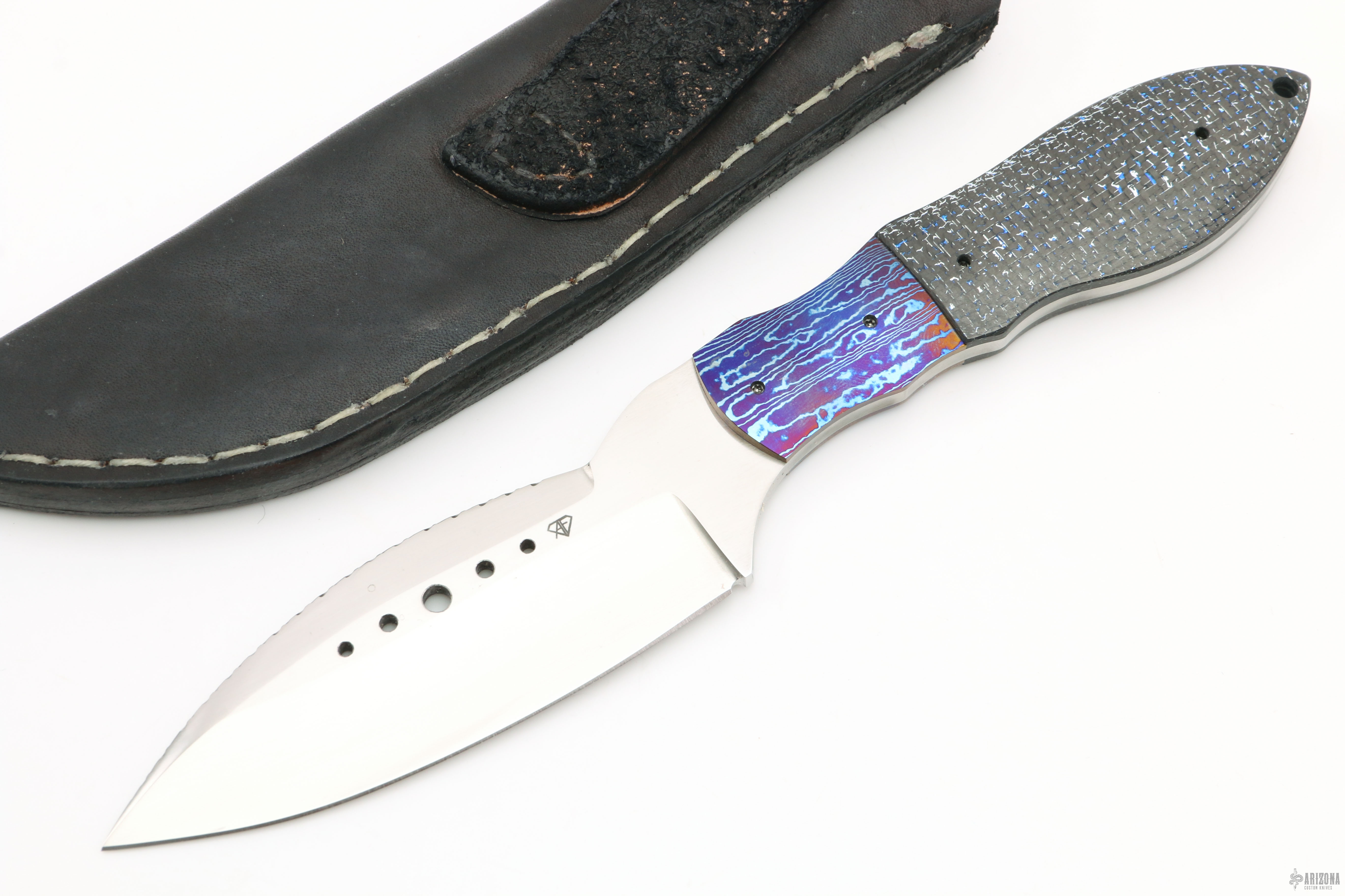 Custom Blade Custom Fixed Blade - Arizona Custom Knives