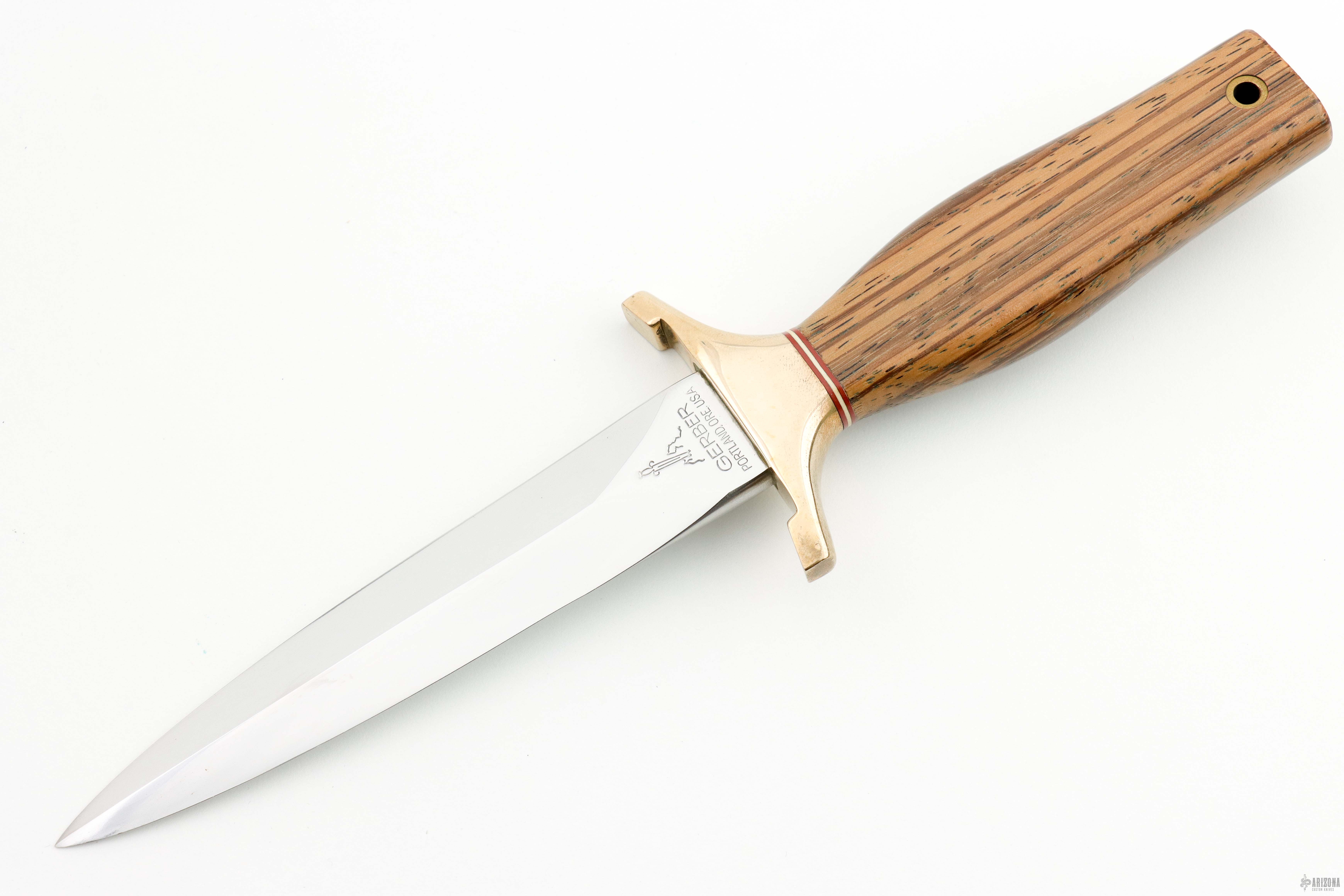 Mark I - Presentation Boot Dagger #000884 - Arizona Custom Knives